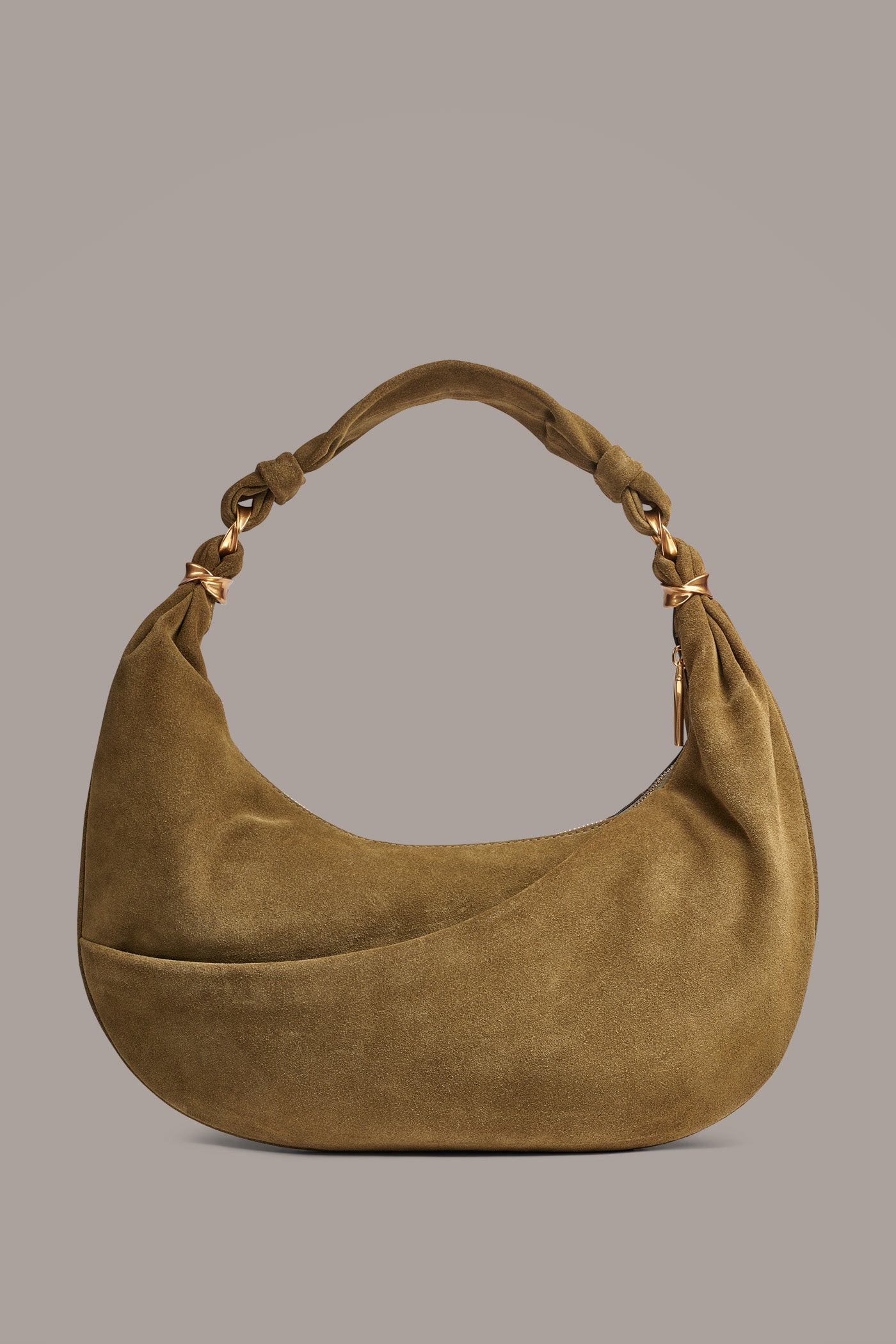 GABARDINE SUEDE SHOULDER BAG VIEW 6 | Sale Bags GABARDINE SUEDE SHOULDER BAG VIEW 6 | Sale Bags