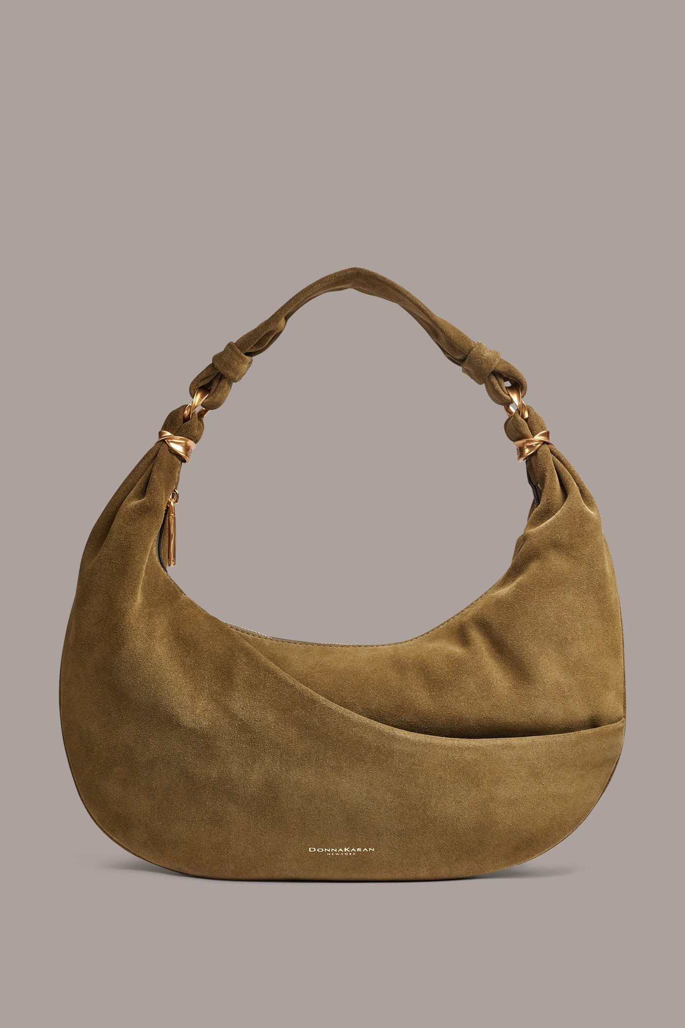 GABARDINE SUEDE SHOULDER BAG | View 1 | Bags GABARDINE SUEDE SHOULDER BAG | View 1 | Bags