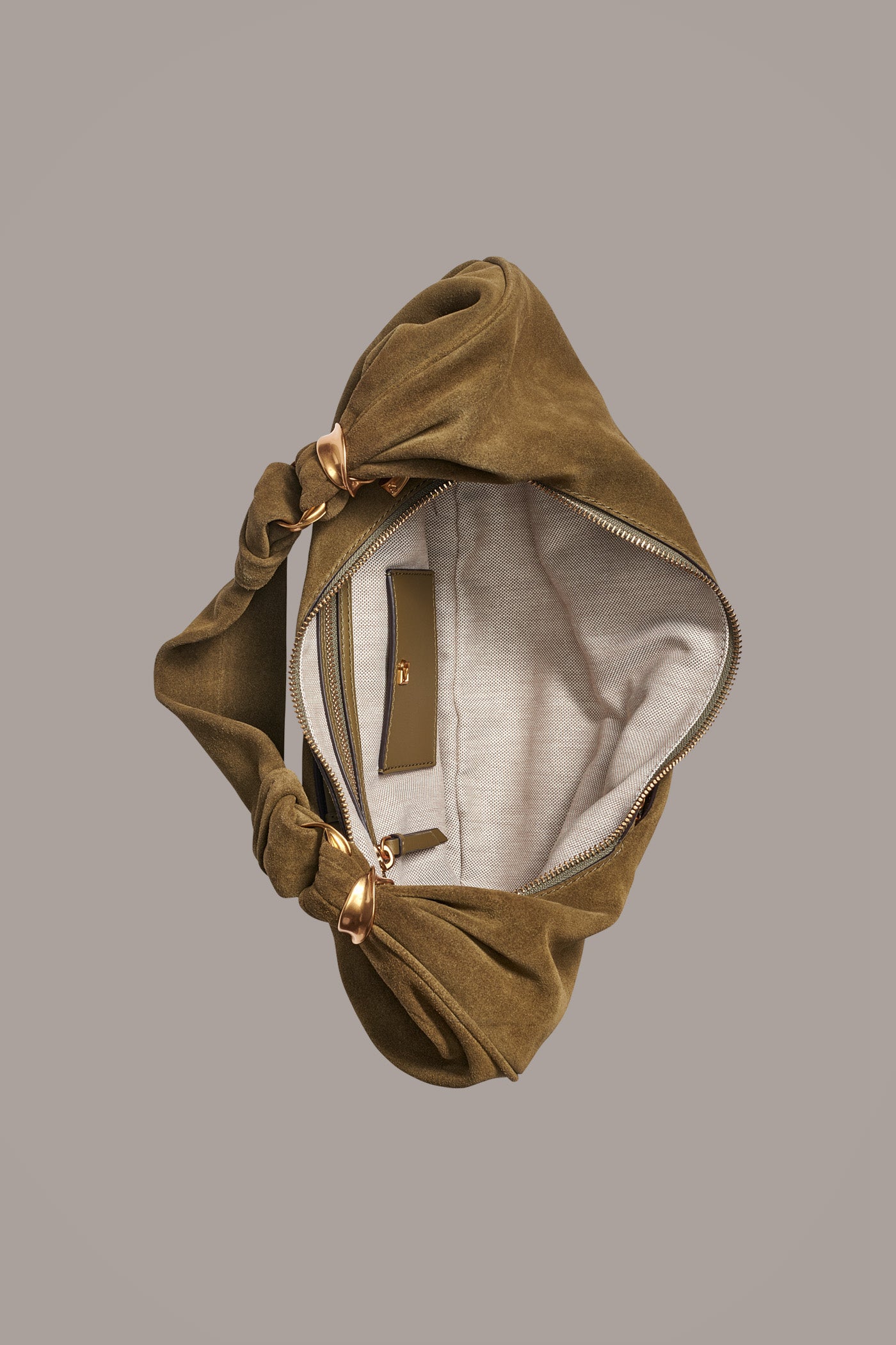GABARDINE SUEDE SHOULDER BAG VIEW 4 | Sale Bags GABARDINE SUEDE SHOULDER BAG VIEW 4 | Sale Bags