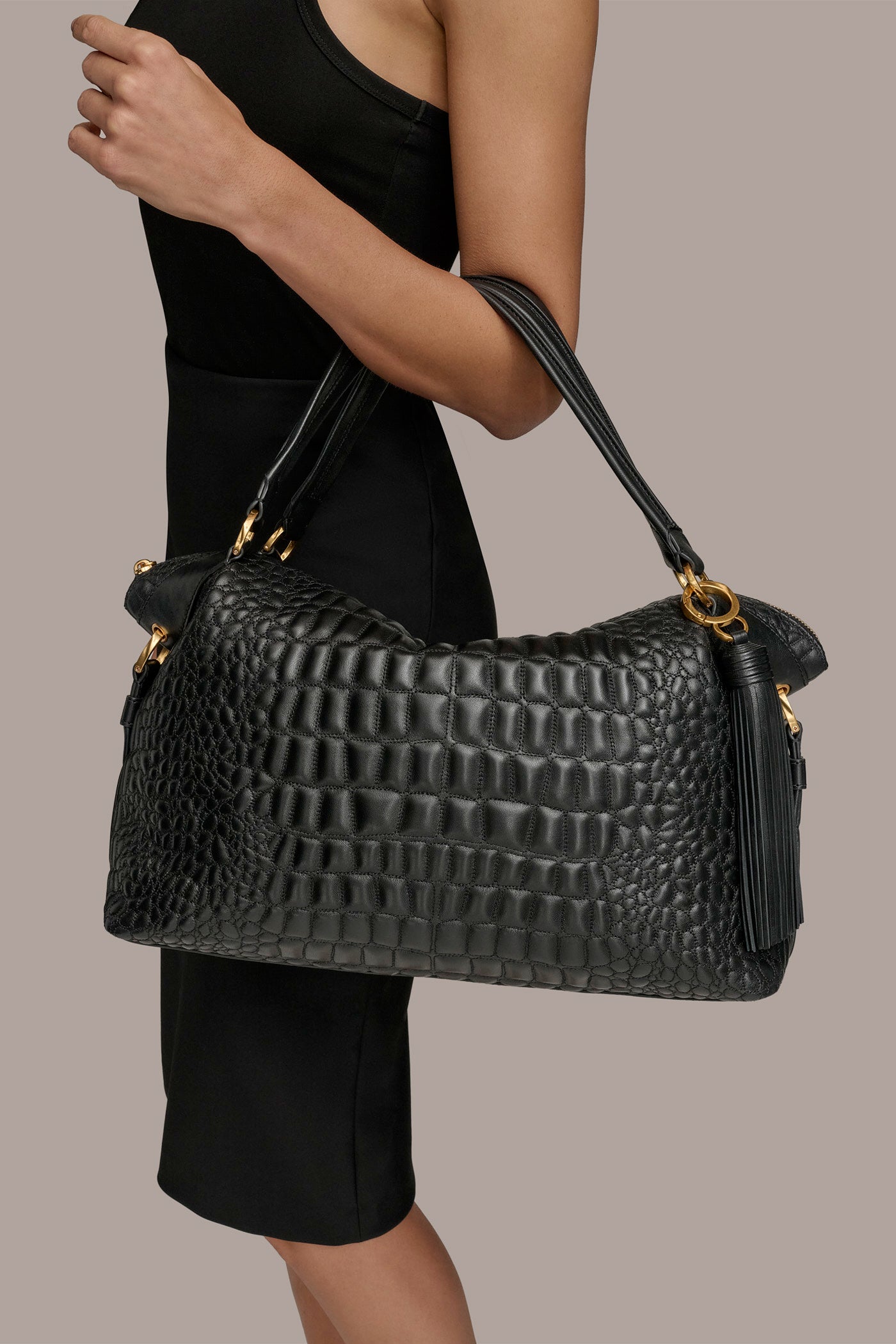 GLENWOOD CROC-EFFECT SATCHEL BAG VIEW 7 | Bags GLENWOOD CROC-EFFECT SATCHEL BAG VIEW 7 | Bags