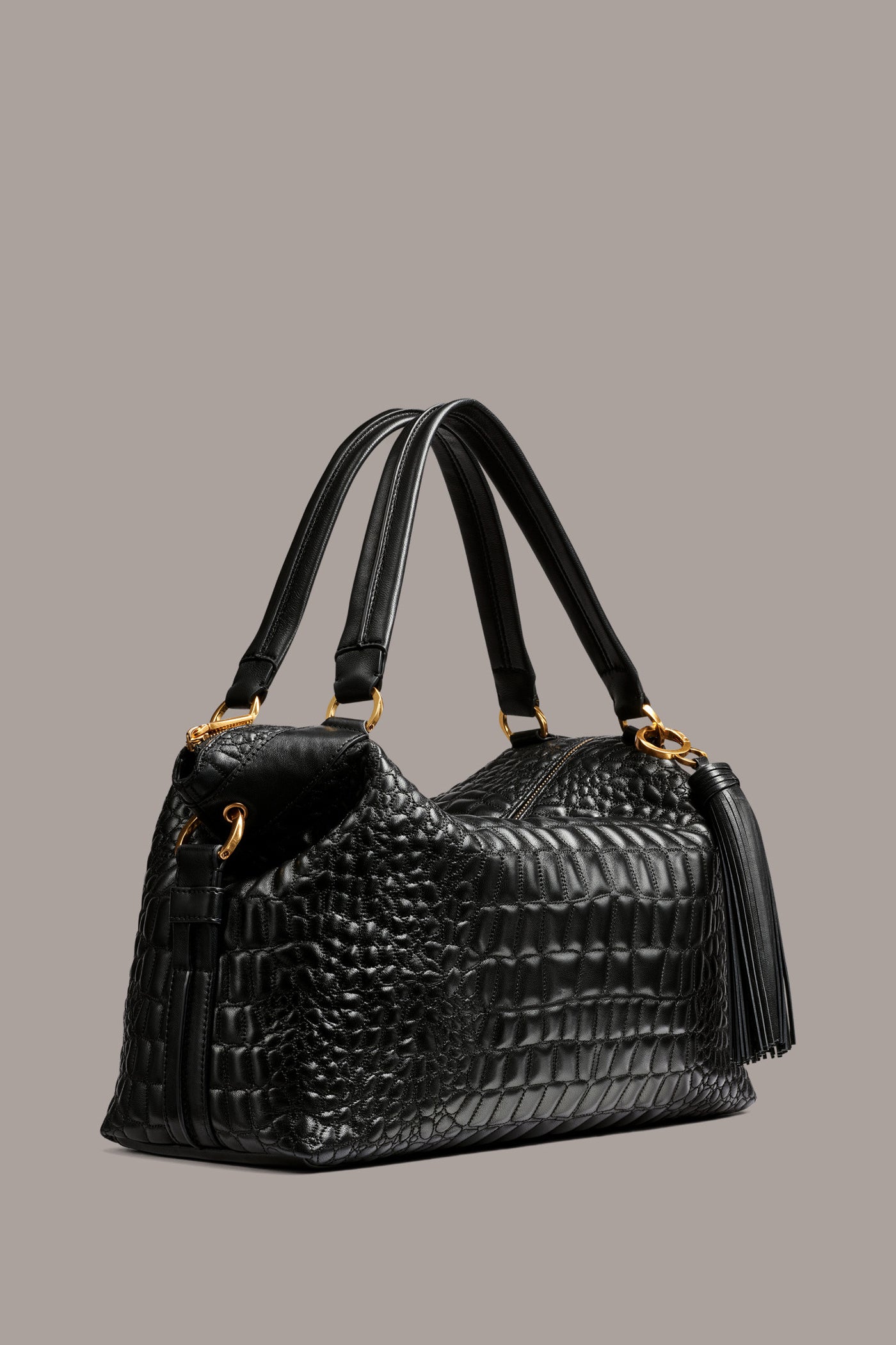 GLENWOOD CROC-EFFECT SATCHEL BAG VIEW 3 | Bags GLENWOOD CROC-EFFECT SATCHEL BAG VIEW 3 | Bags