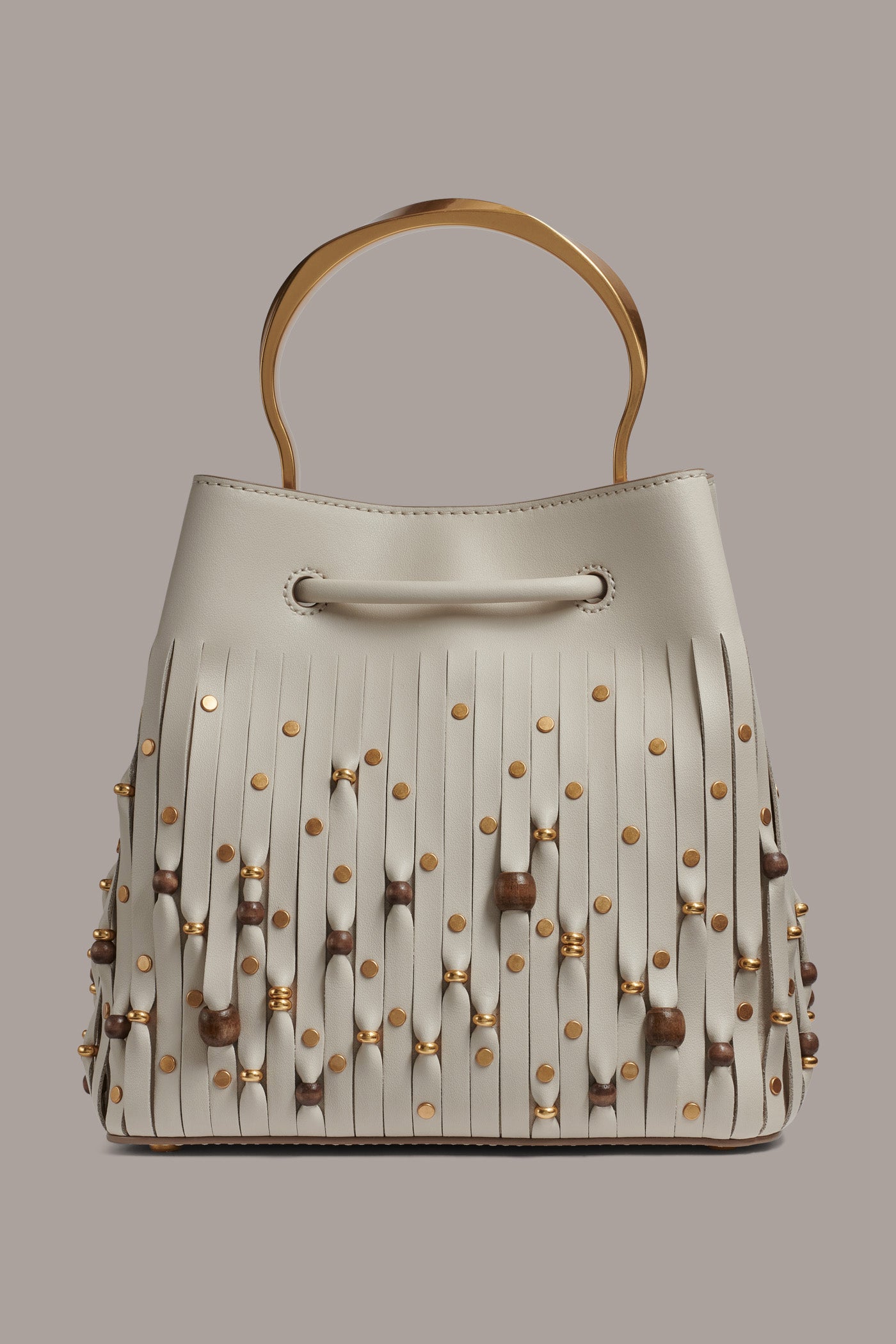 LAWRENCE BEADED LASER-CUT BUCKET BAG VIEW 5 | Sale Bags LAWRENCE BEADED LASER-CUT BUCKET BAG VIEW 5 | Sale Bags