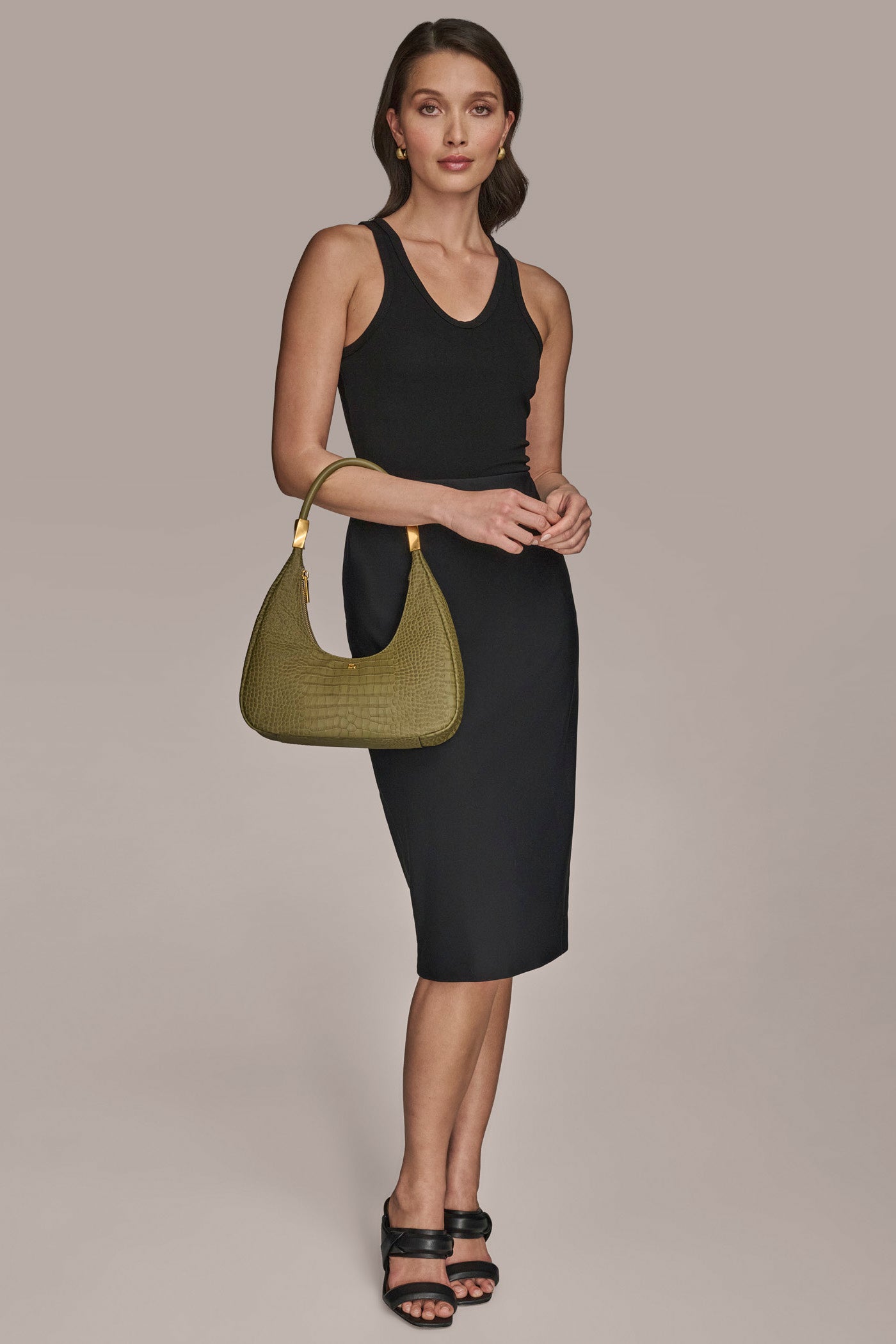 QUOGUE CROC-EFFECT HOBO SHOULDER BAG VIEW 6 | Bags QUOGUE CROC-EFFECT HOBO SHOULDER BAG VIEW 6 | Bags