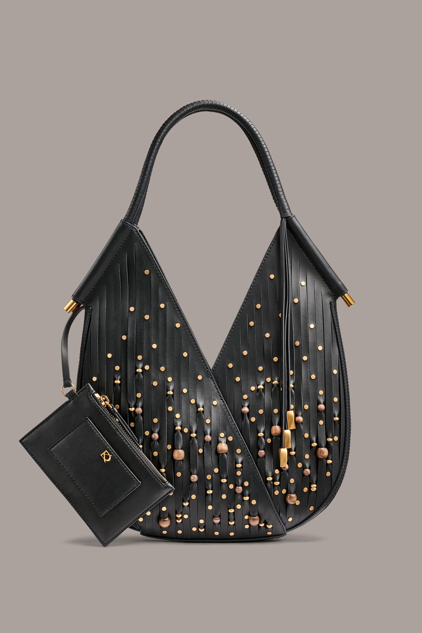BALDWIN MINI BEADED LASER-CUT SHOULDER BAG | View 1 | Bags BALDWIN MINI BEADED LASER-CUT SHOULDER BAG | View 1 | Bags
