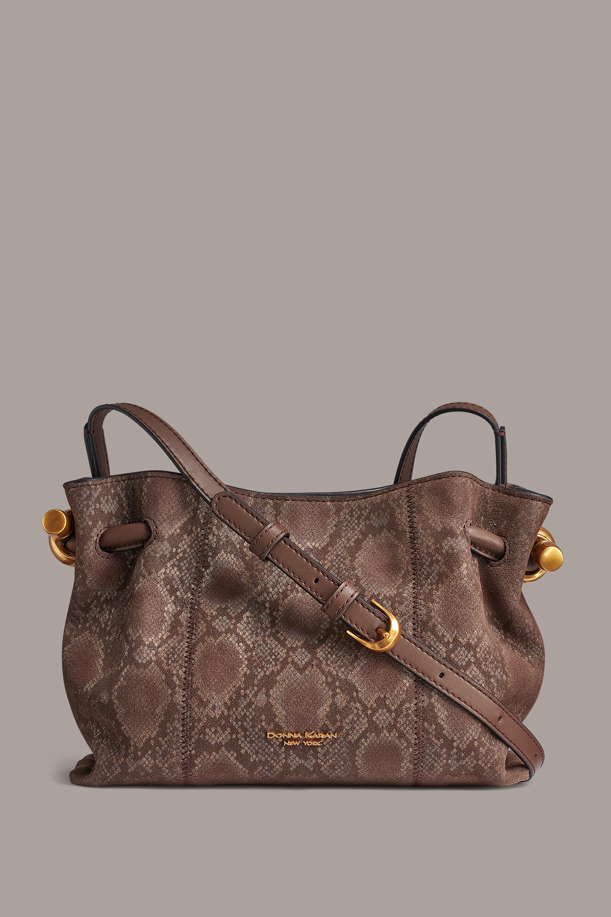 Cashmere Snake Effect Crossbody Bag | Crossbodies | Donna Karan