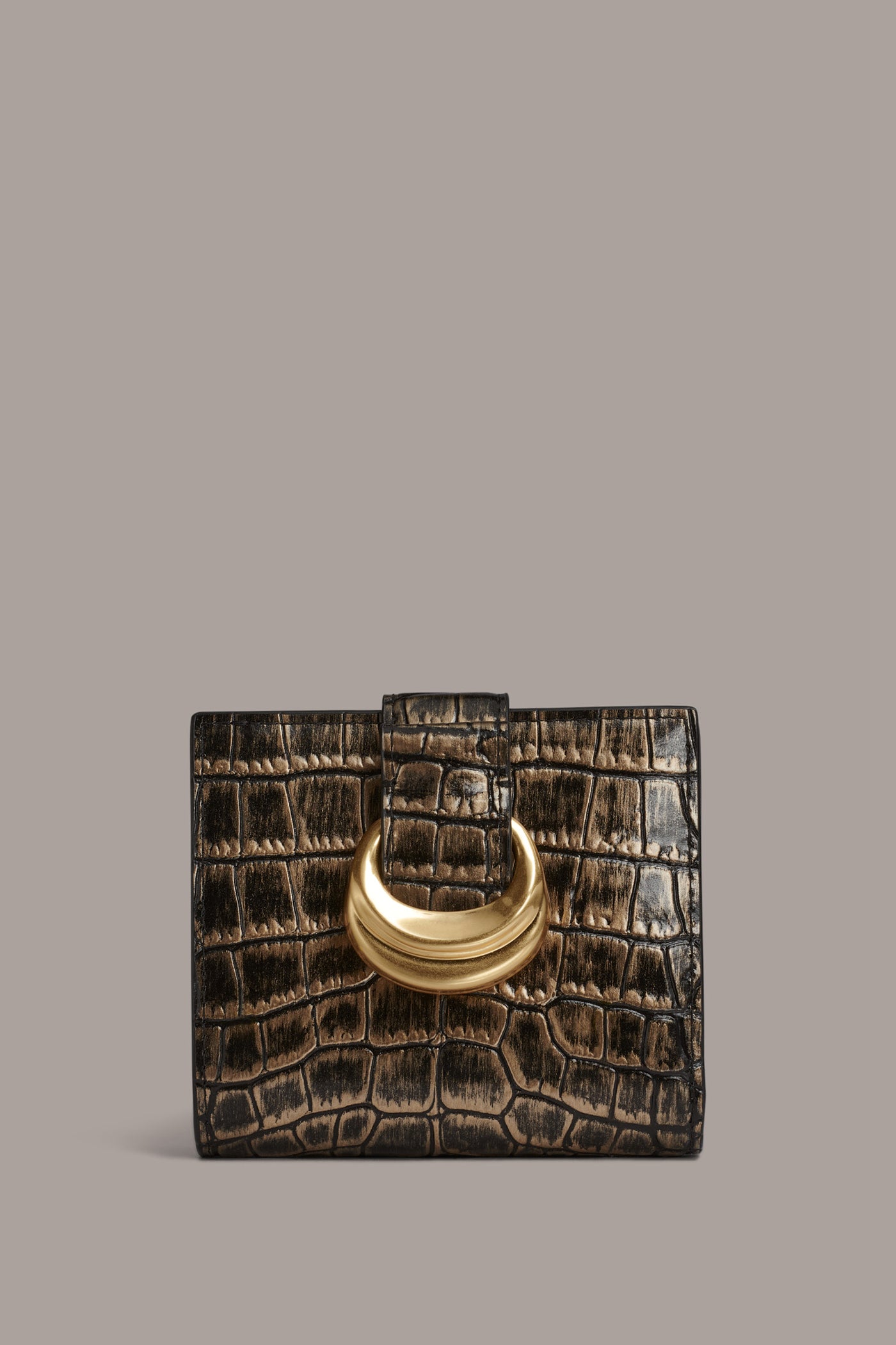 VALLEY STREAM METALLIC CROC EFFECT SMALL WALLET | View 1 | Bags VALLEY STREAM METALLIC CROC EFFECT SMALL WALLET | View 1 | Bags