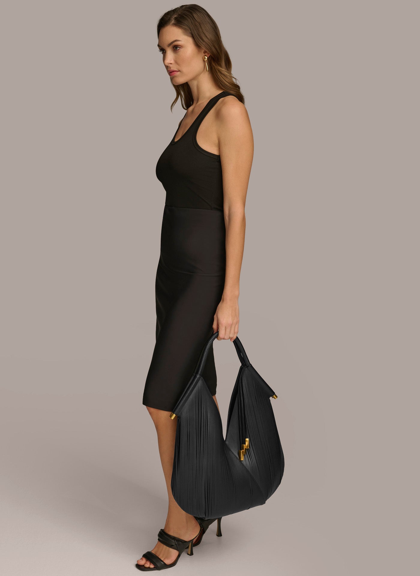 BALDWIN LASER-CUT SHOULDER BAG VIEW 2 BALDWIN LASER-CUT SHOULDER BAG VIEW 2