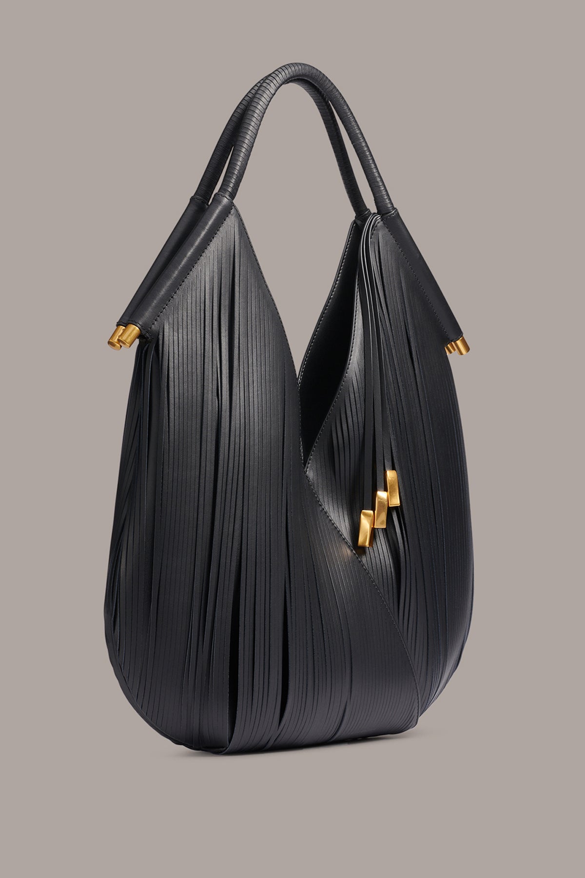 Baldwin Large Laser Cut Shoulder Bag | Donna Karan