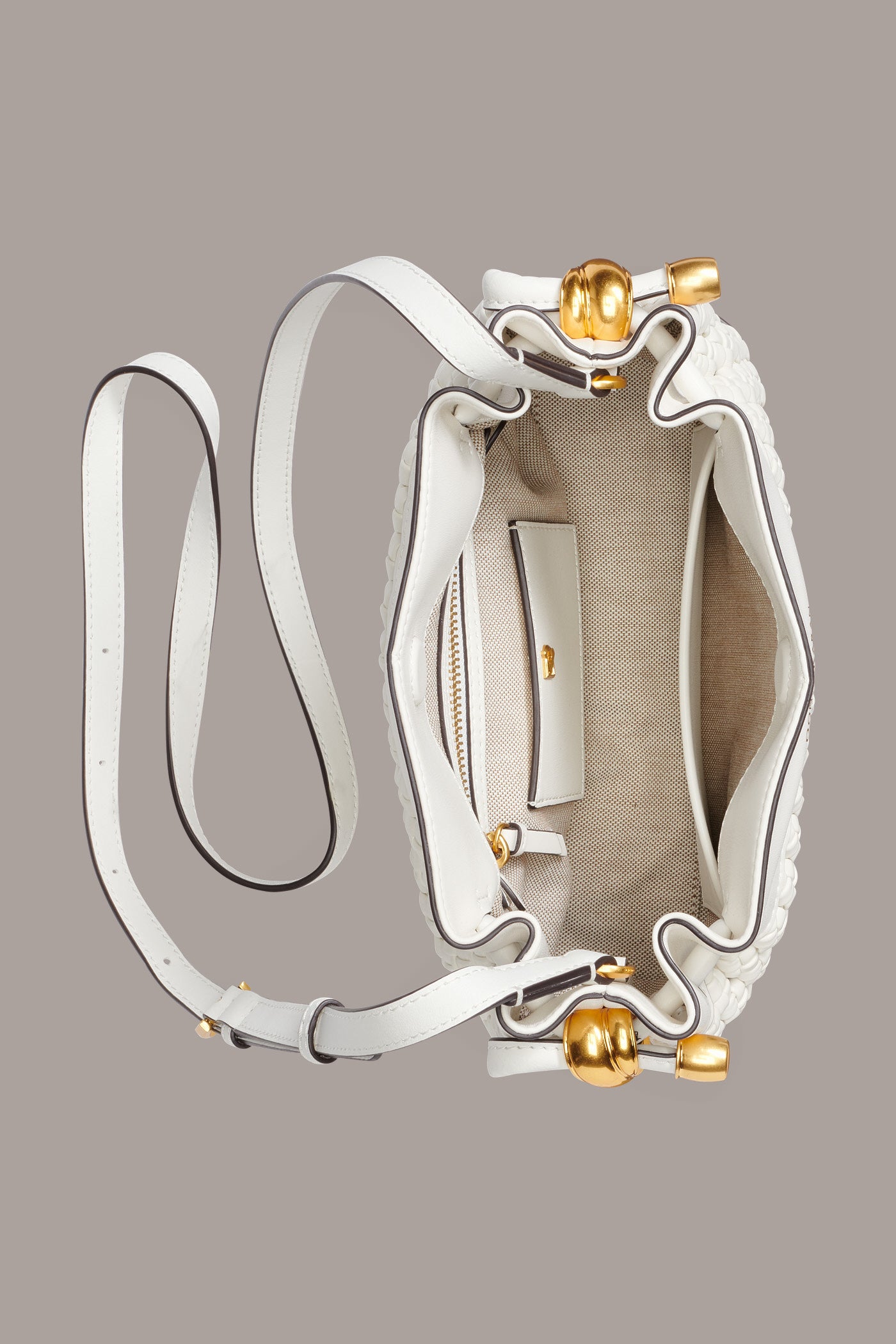 CASHMERE WOVEN CROSSBODY BAG VIEW 4 CASHMERE WOVEN CROSSBODY BAG VIEW 4