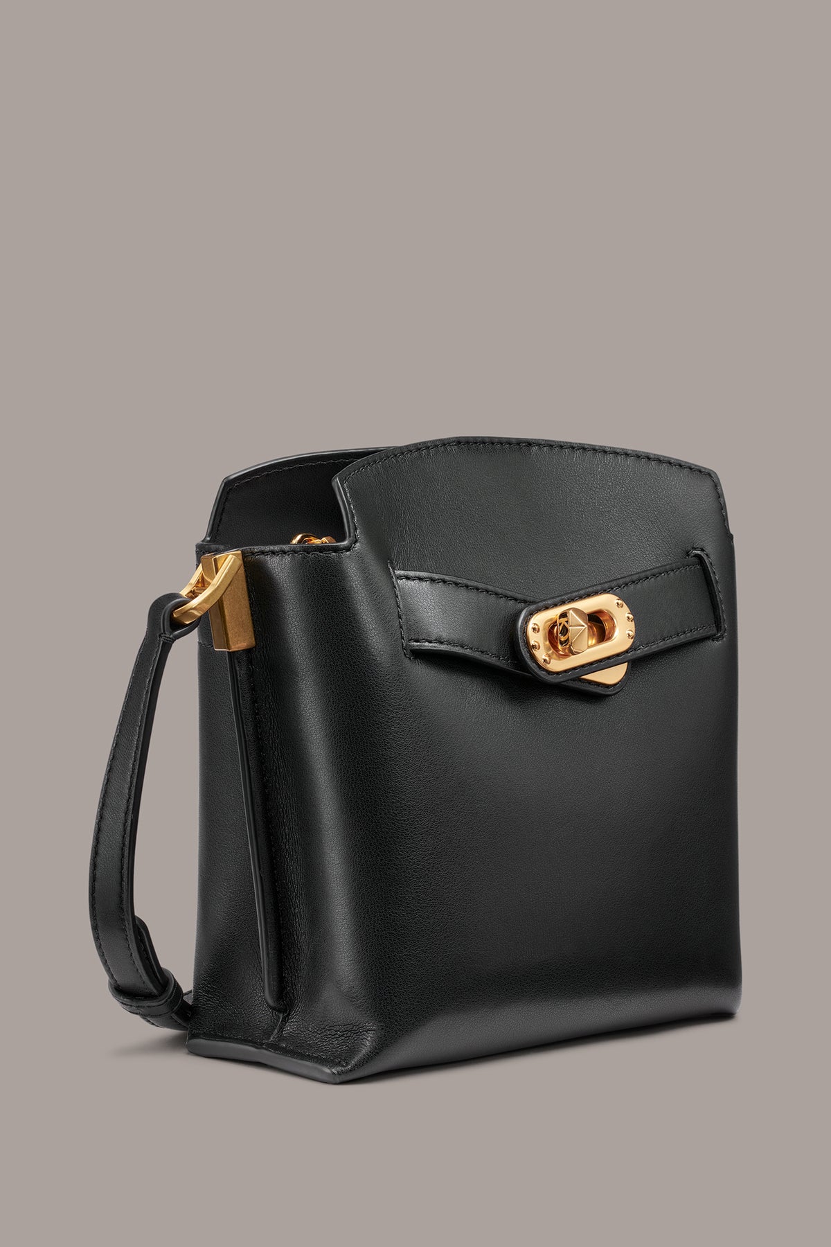 Sac à Main Femme LA CARRIE 'Athena' Grand - Cuir Noir - Casual 37x23x19 Cm