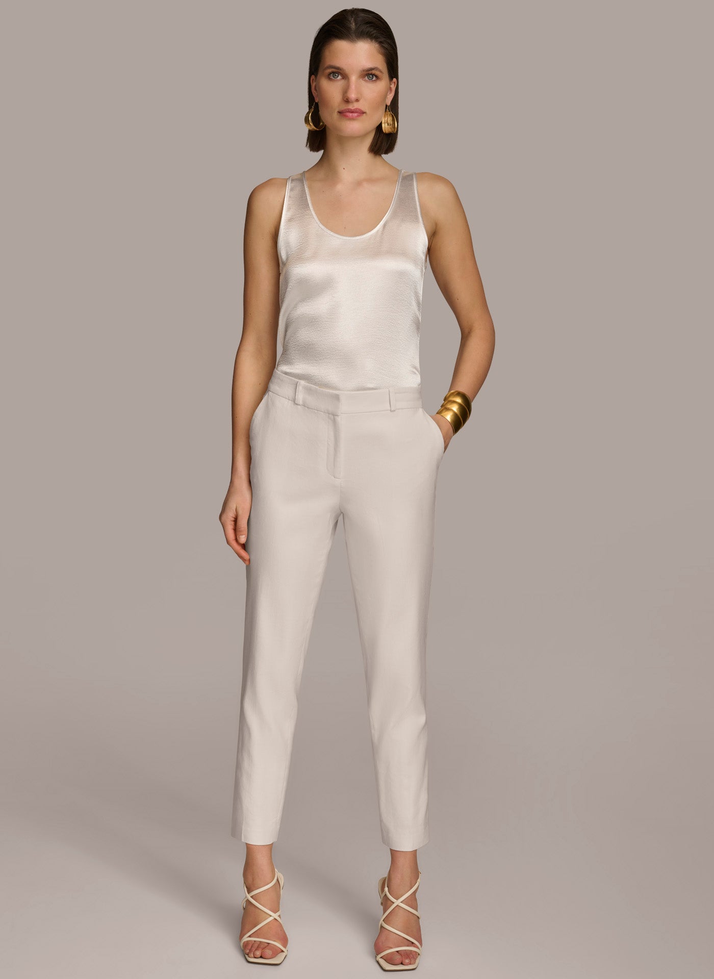 FLAT FRONT STRAIGHT PANT