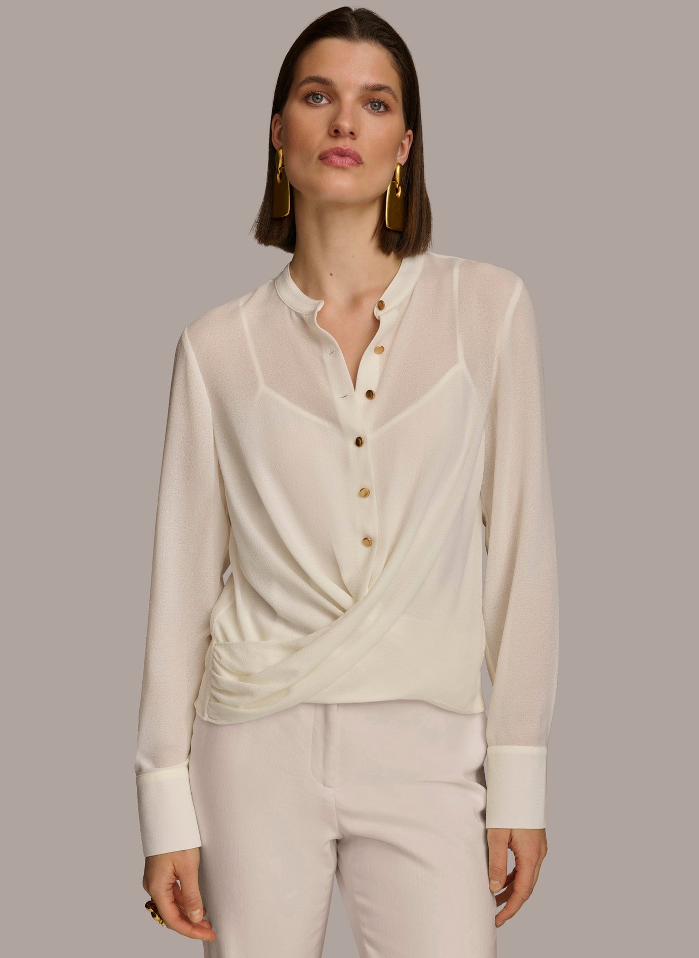 FAUX WRAP TOP | View 1 | Summer Collection FAUX WRAP TOP | View 1 | Summer Collection