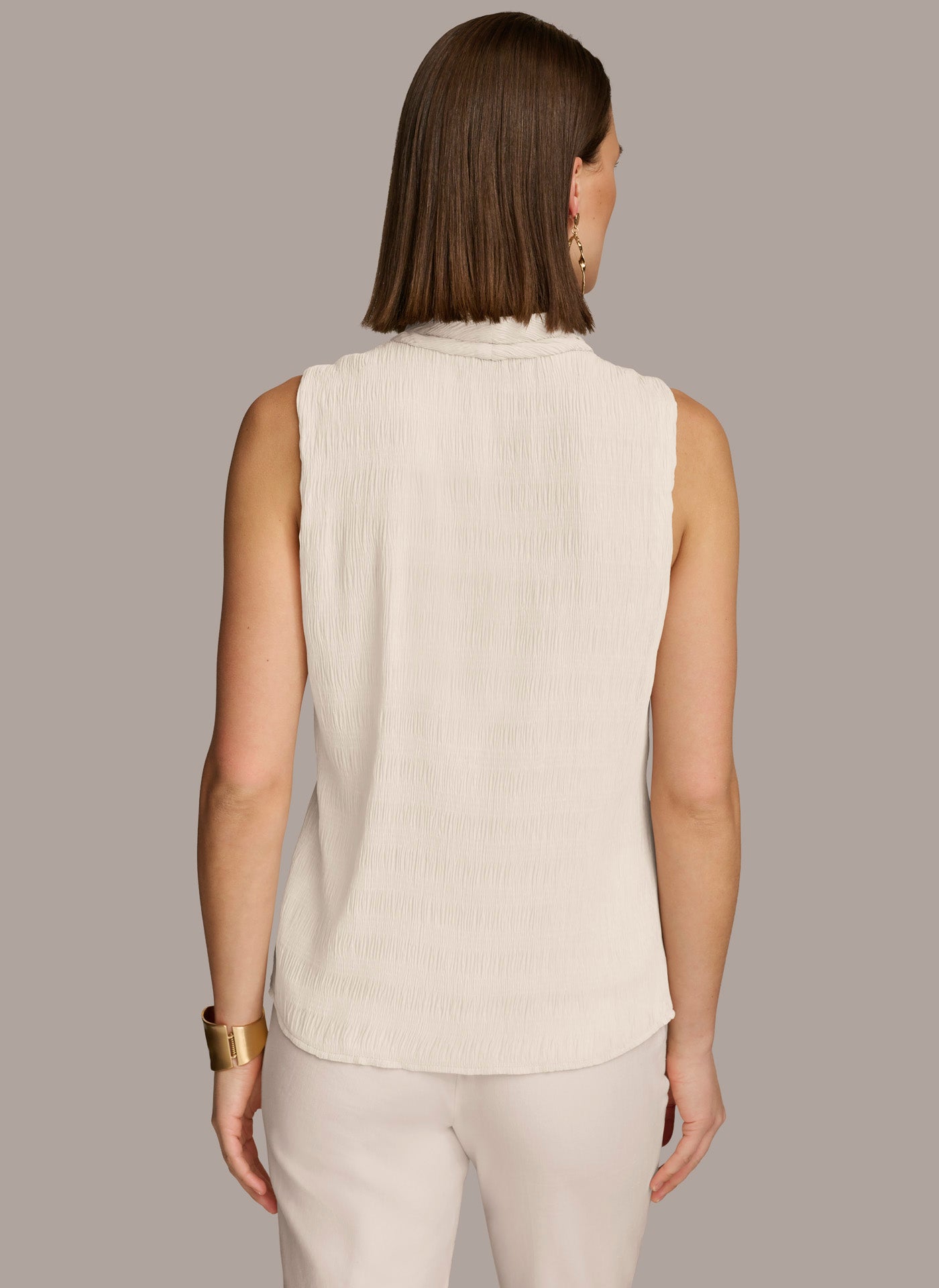 FAUX WRAP PEPLUM TOP | View 2 | Dark Color FAUX WRAP PEPLUM TOP | View 2 | Dark Color