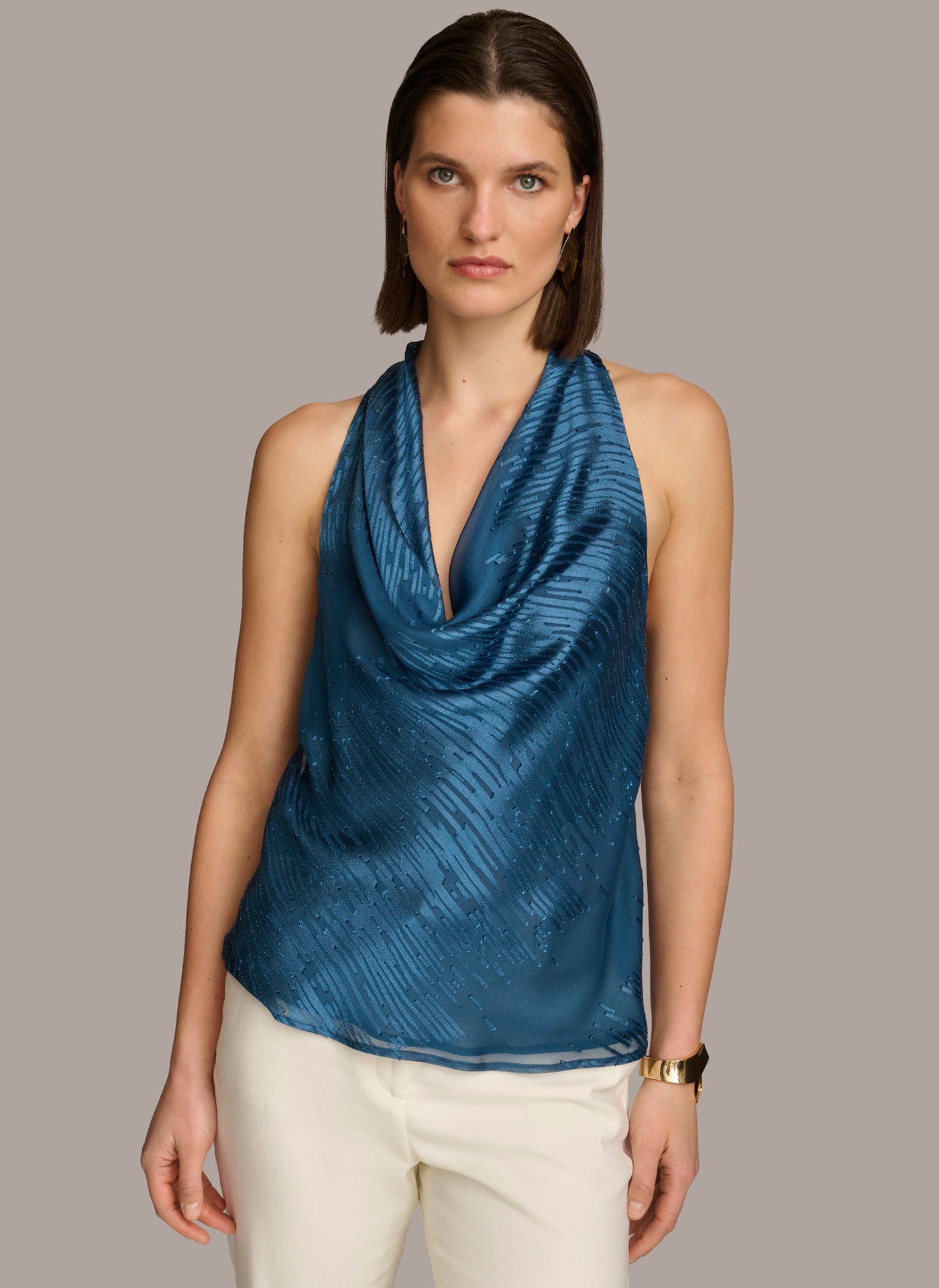 BURNOUT COWL NECK TOP | View 1 | Sale Tops and Sweaters BURNOUT COWL NECK TOP | View 1 | Sale Tops and Sweaters