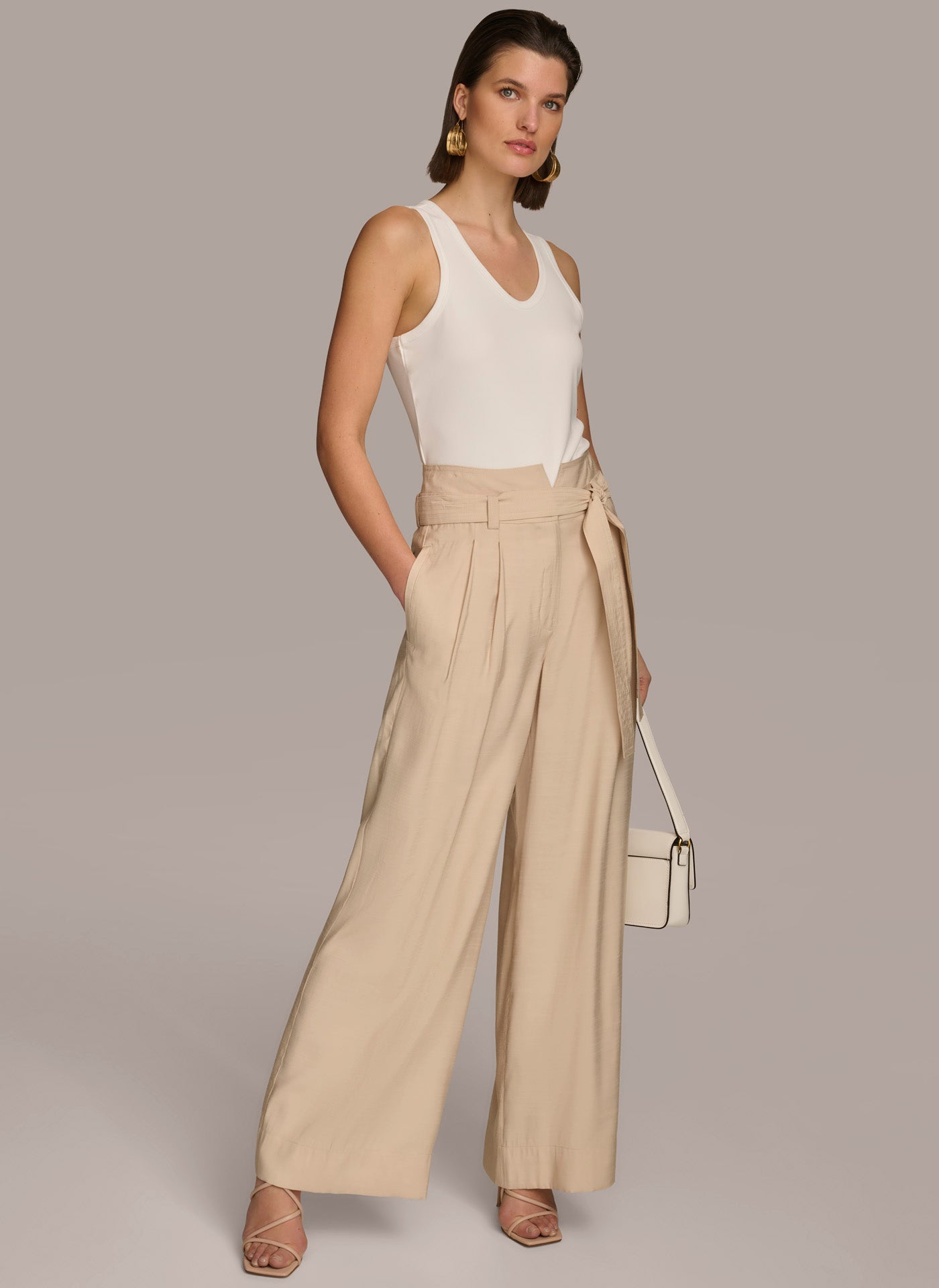 HIGH WAIST WIDE LEG PANT VIEW 4 HIGH WAIST WIDE LEG PANT VIEW 4