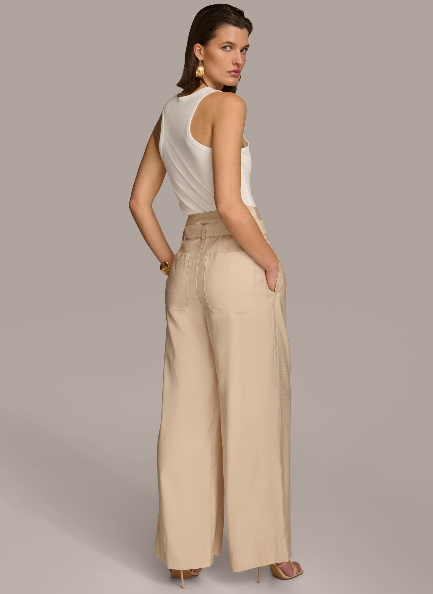 HIGH WAIST WIDE LEG PANT VIEW 5 HIGH WAIST WIDE LEG PANT VIEW 5
