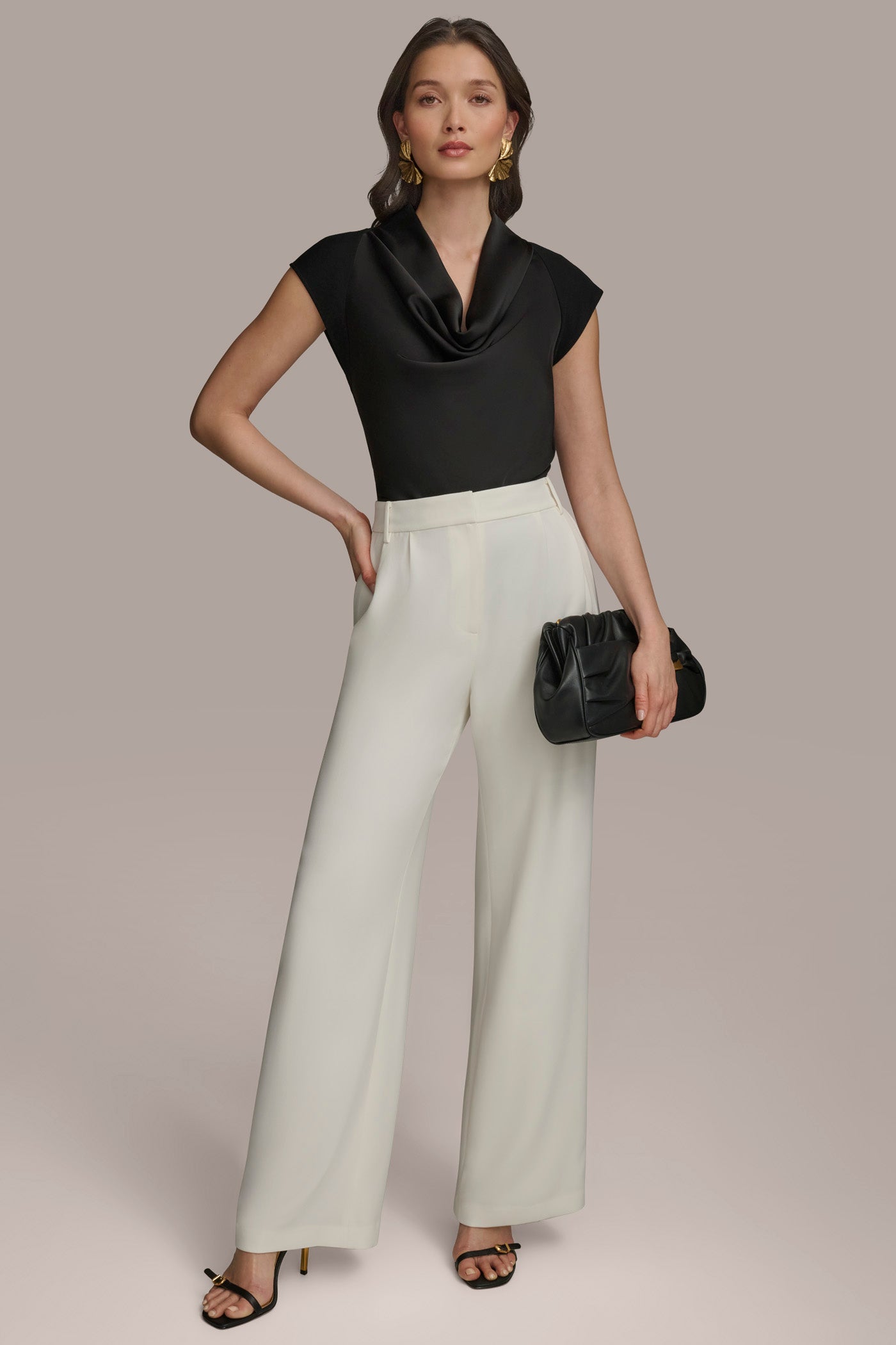 WIDE PANT WITH PLEATS VIEW 5 | Suits and Separates WIDE PANT WITH PLEATS VIEW 5 | Suits and Separates