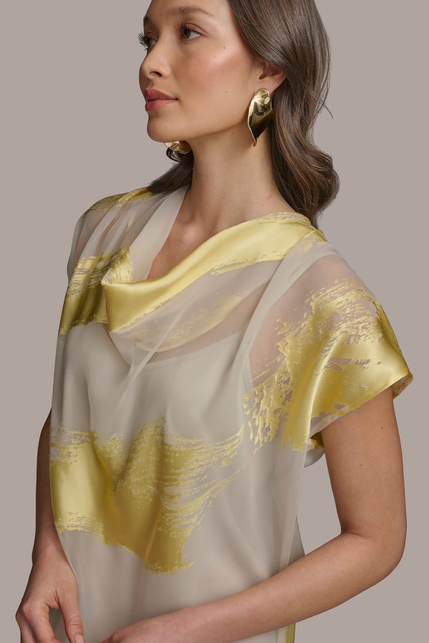 BRUSHSTROKE BURNOUT TOP VIEW 4 | Suits and Separates BRUSHSTROKE BURNOUT TOP VIEW 4 | Suits and Separates