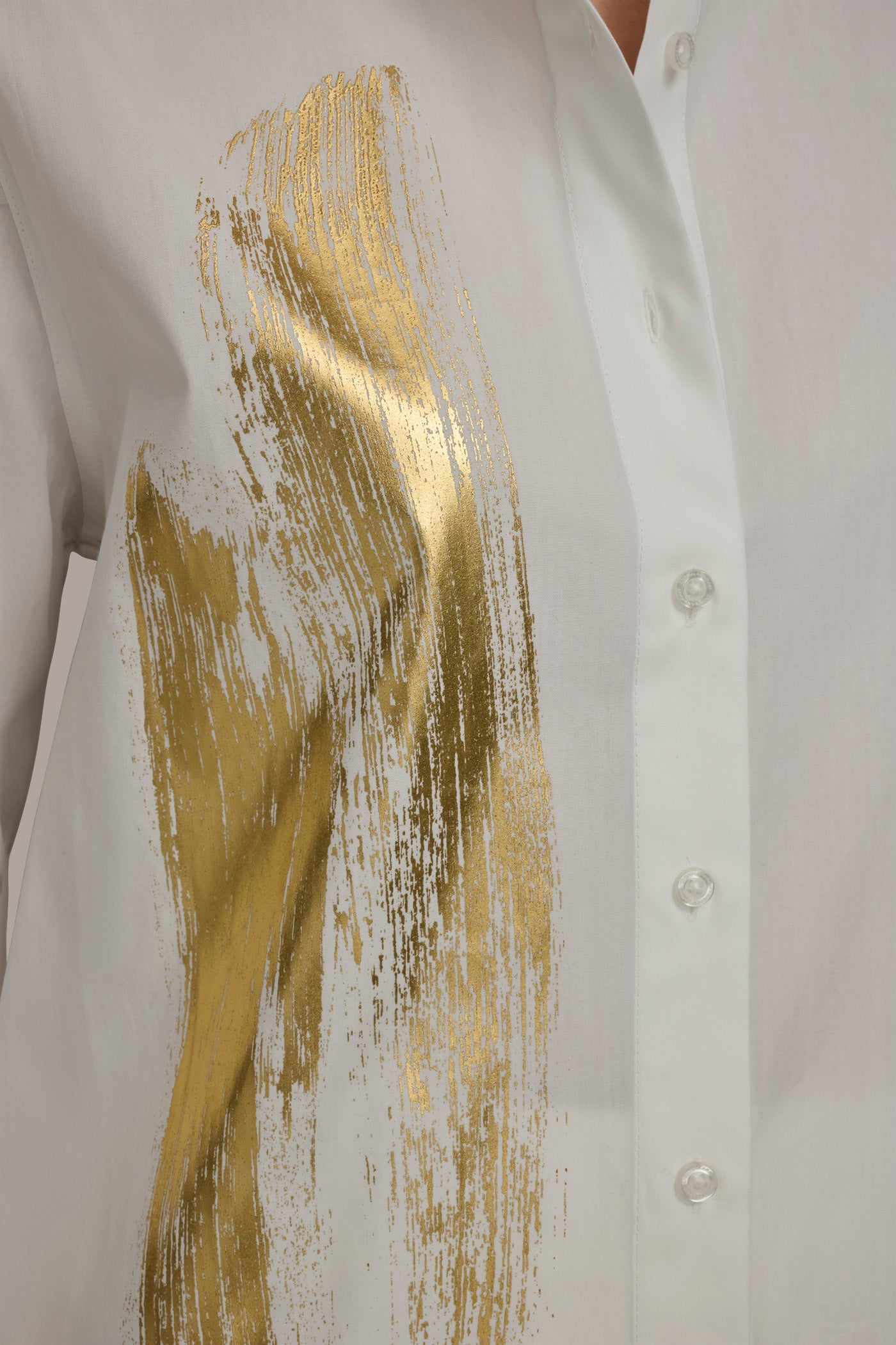 LONG SLEEVE TUNIC WITH BRUSHSTROKE PART VIEW 5 LONG SLEEVE TUNIC WITH BRUSHSTROKE PART VIEW 5