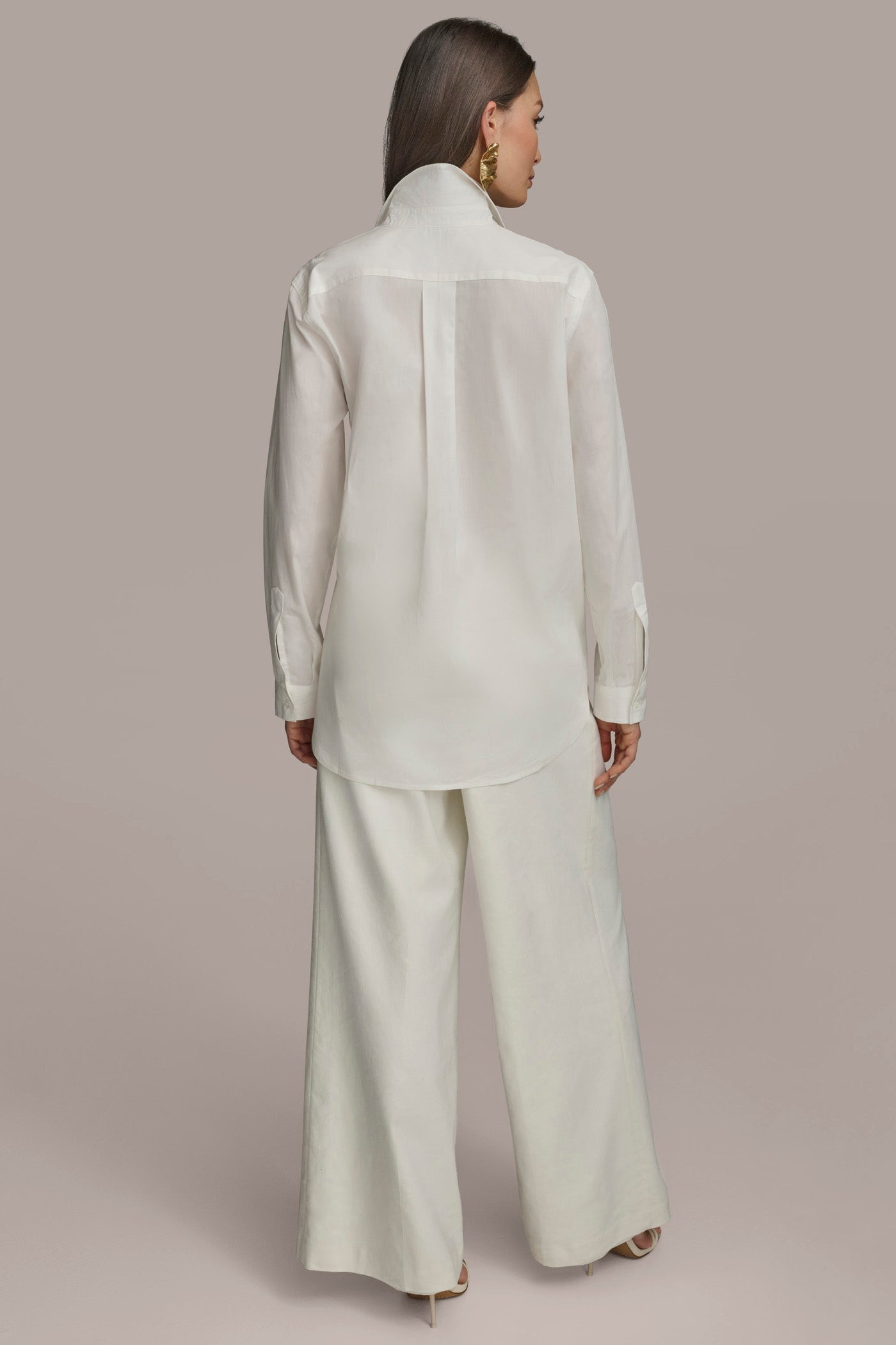 LONG SLEEVE TUNIC WITH BRUSHSTROKE PART | View 2 | Suits and Separates LONG SLEEVE TUNIC WITH BRUSHSTROKE PART | View 2 | Suits and Separates