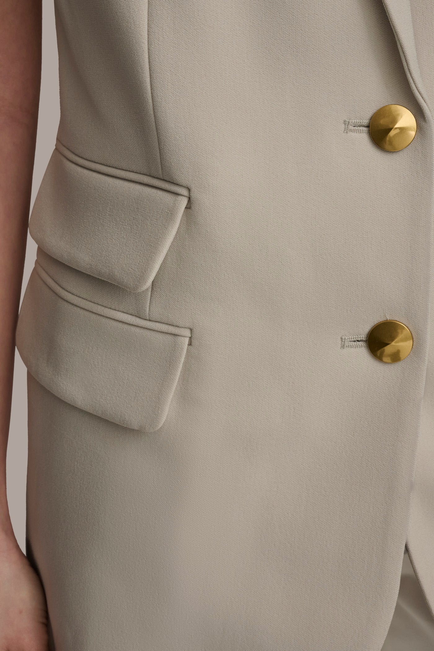 BUTTON VEST WITH POCKET DETAIL VIEW 5 | Suits and Separates BUTTON VEST WITH POCKET DETAIL VIEW 5 | Suits and Separates
