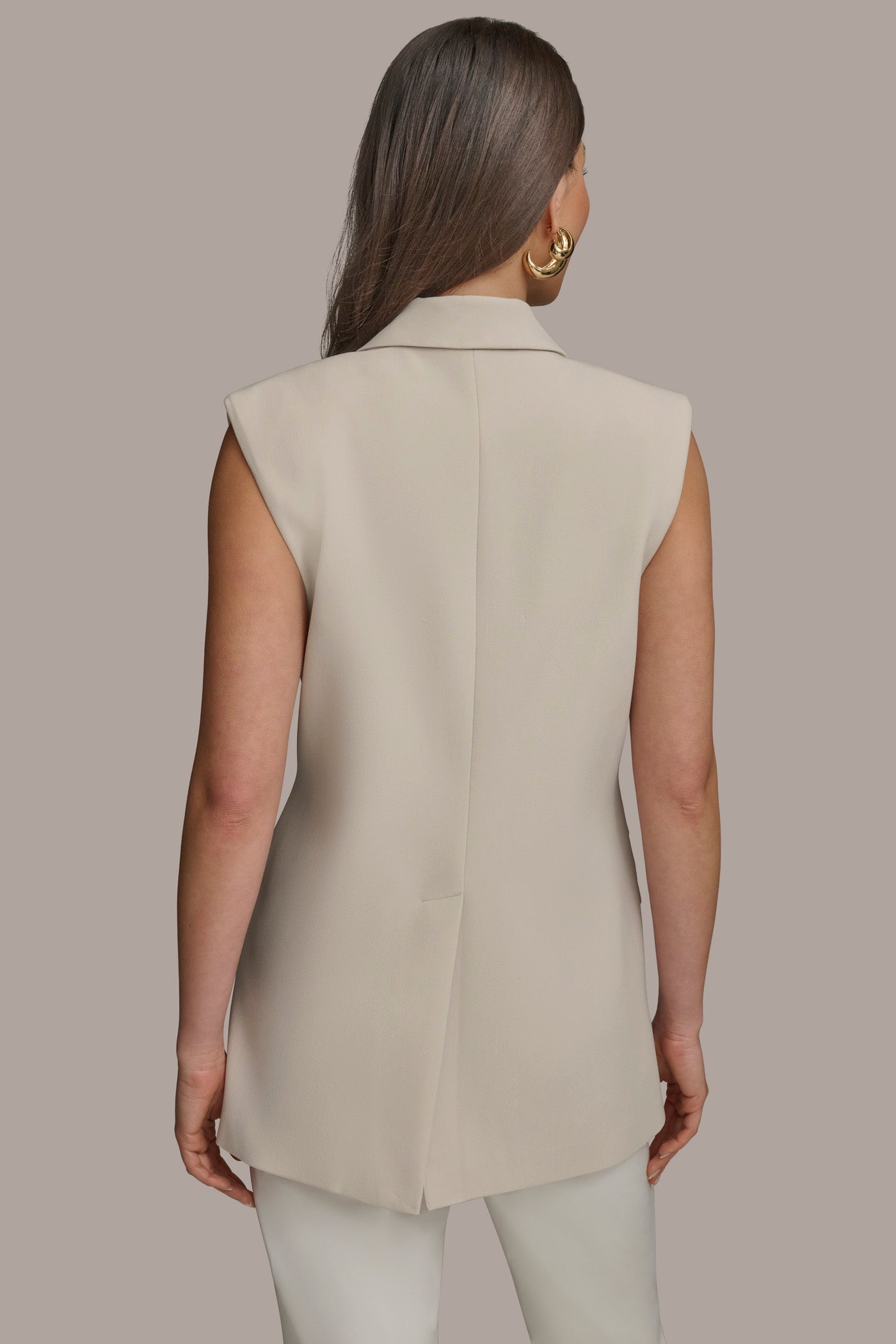 BUTTON VEST WITH POCKET DETAIL | View 2 | Suits and Separates BUTTON VEST WITH POCKET DETAIL | View 2 | Suits and Separates