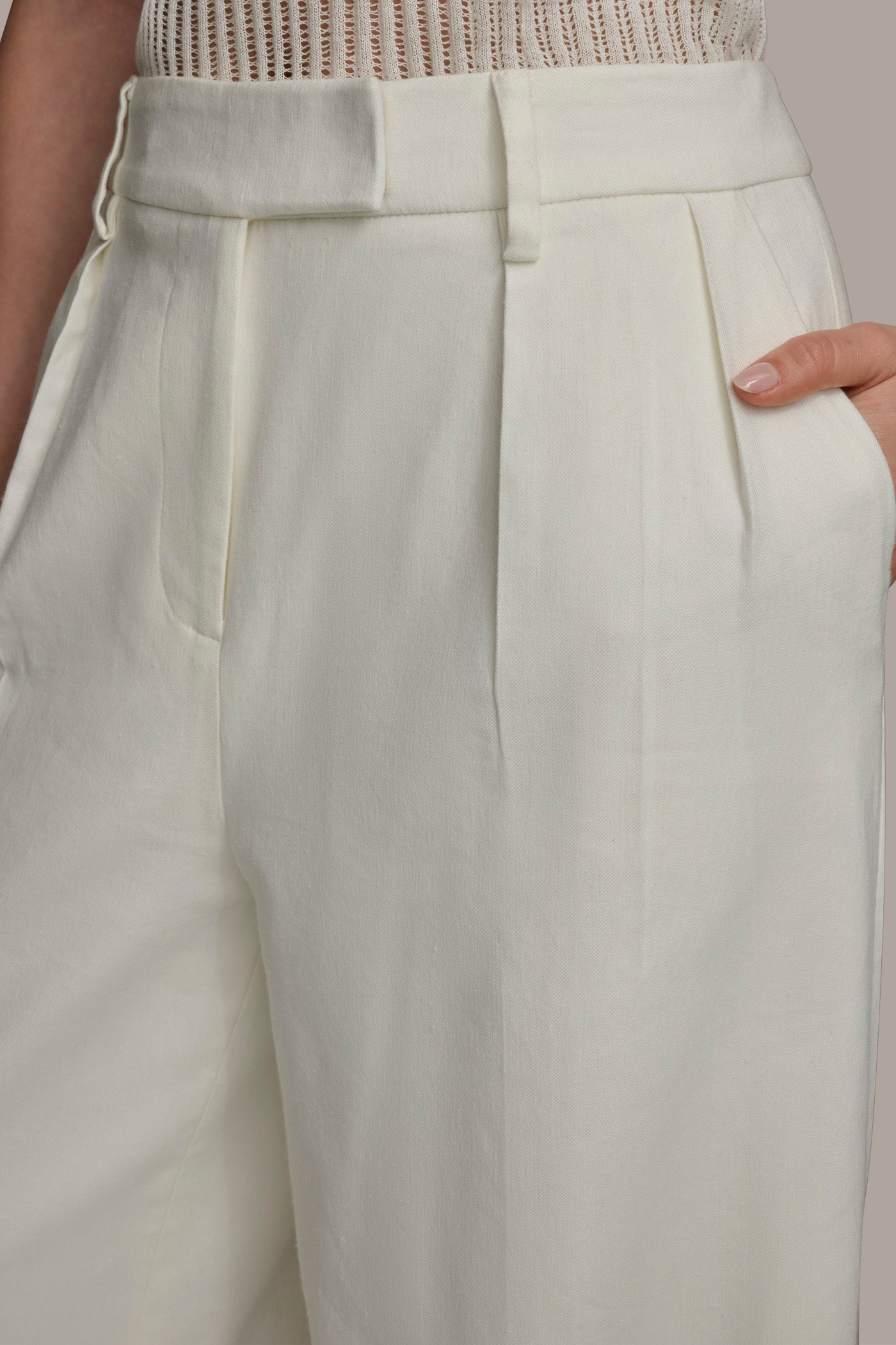 PLEATED WIDE LEG PANT VIEW 4 | Suits and Separates PLEATED WIDE LEG PANT VIEW 4 | Suits and Separates