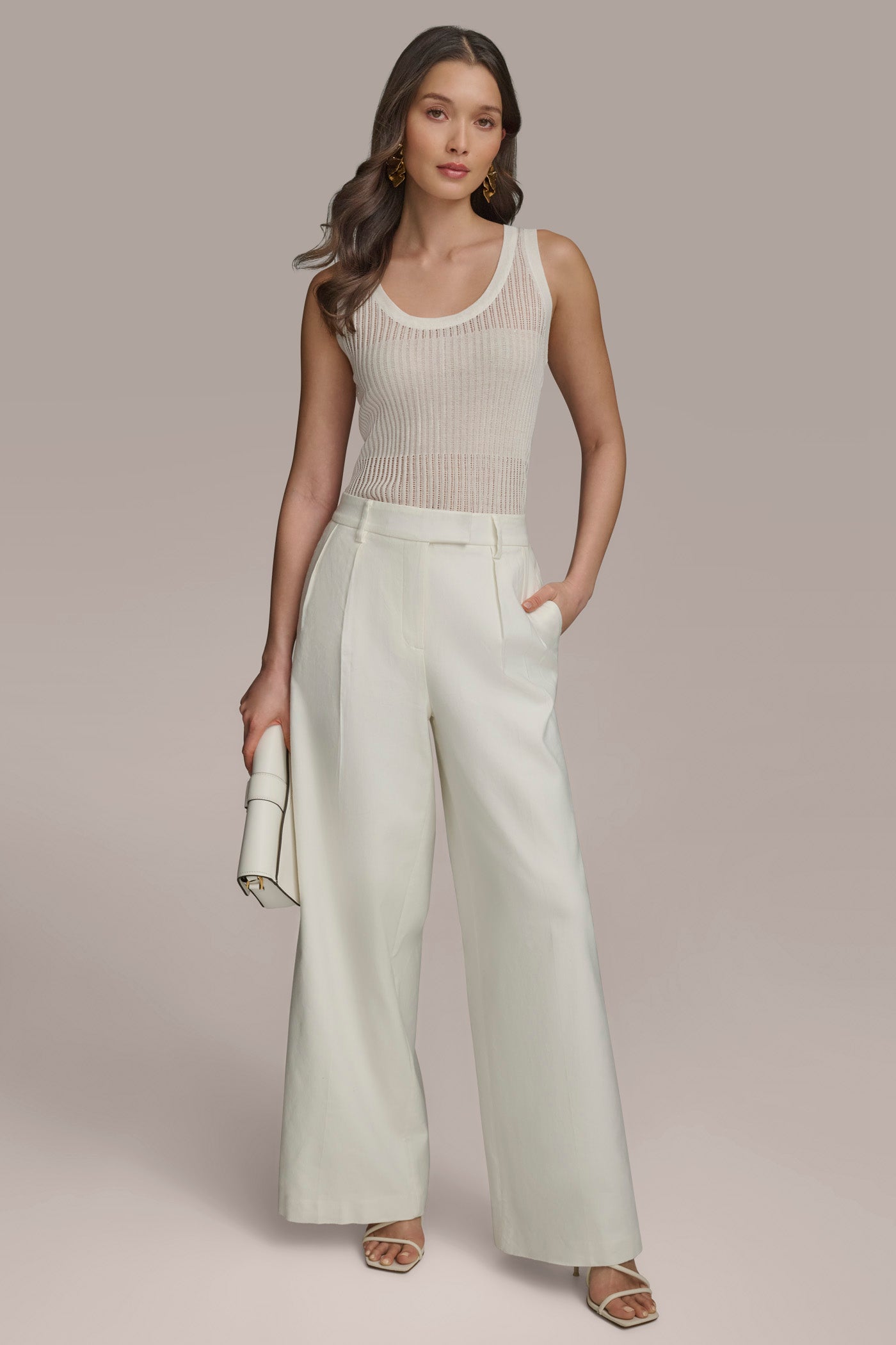 PLEATED WIDE LEG PANT VIEW 5 | Suits and Separates PLEATED WIDE LEG PANT VIEW 5 | Suits and Separates