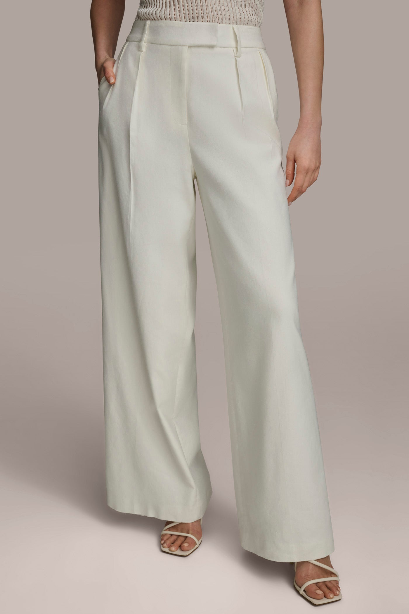 PLEATED WIDE LEG PANT | View 1 | Pants PLEATED WIDE LEG PANT | View 1 | Pants