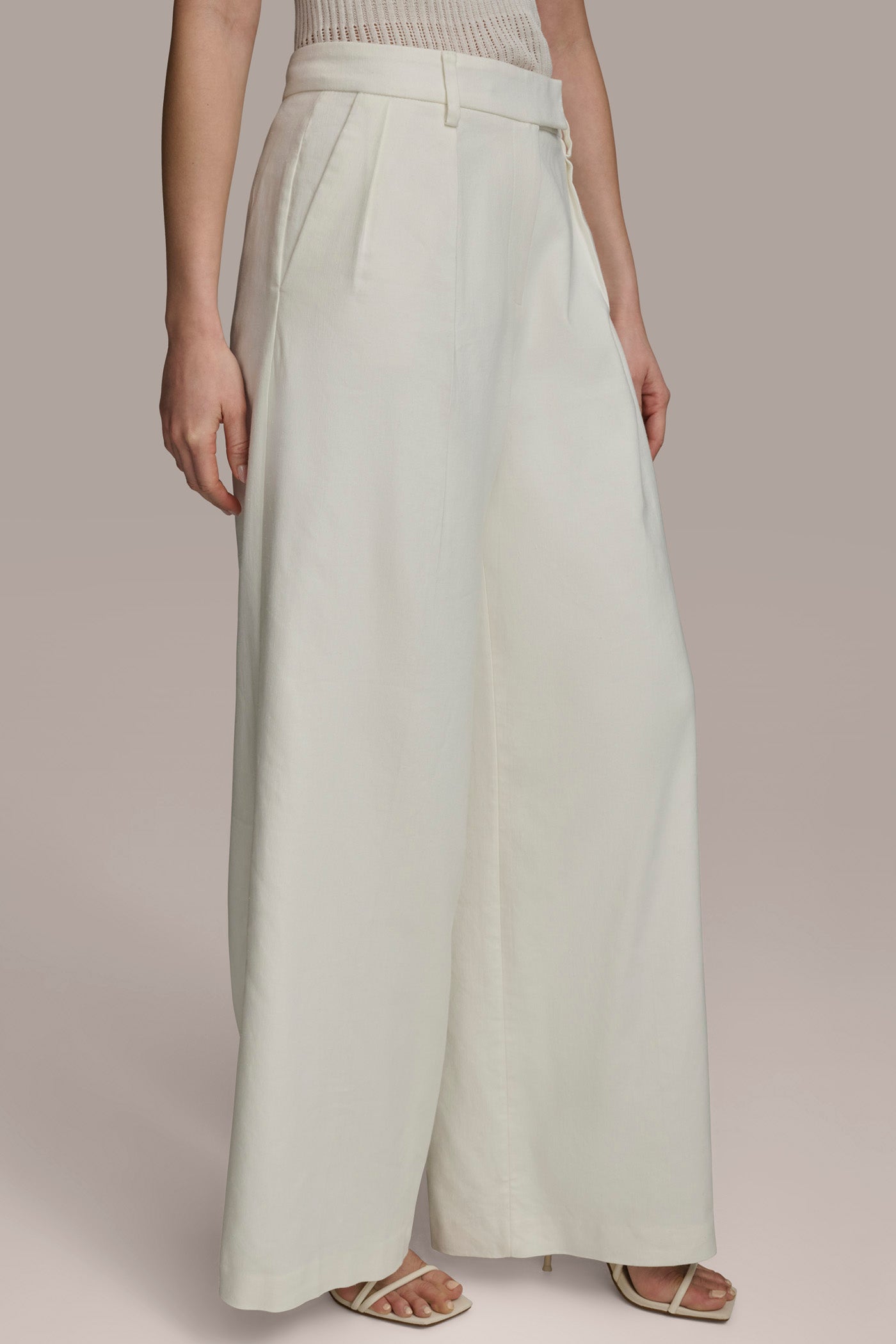 PLEATED WIDE LEG PANT VIEW 3 | Suits and Separates PLEATED WIDE LEG PANT VIEW 3 | Suits and Separates
