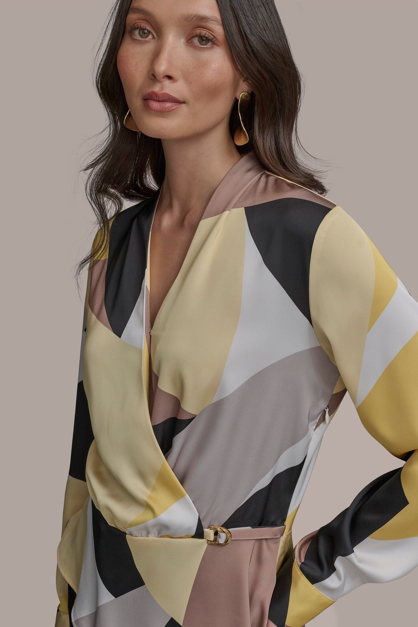 PART LONG SLEEVE FAUX WRAP WITH HARDWARE VIEW 4 | Clothing PART LONG SLEEVE FAUX WRAP WITH HARDWARE VIEW 4 | Clothing