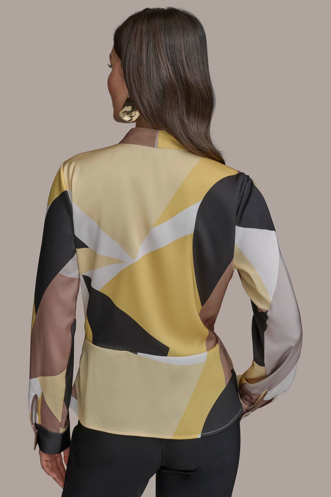 PART LONG SLEEVE FAUX WRAP WITH HARDWARE | View 2 | Clothing PART LONG SLEEVE FAUX WRAP WITH HARDWARE | View 2 | Clothing