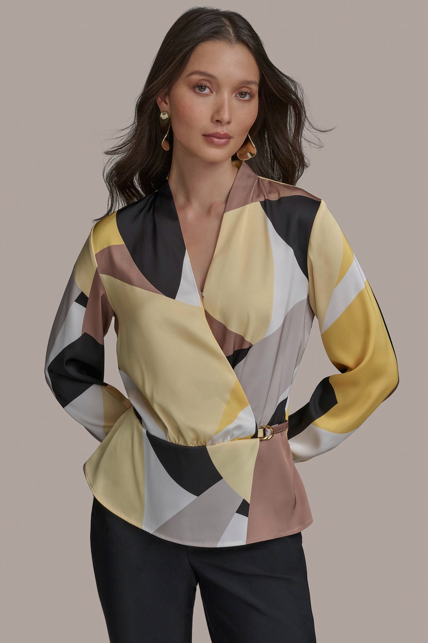PART LONG SLEEVE FAUX WRAP WITH HARDWARE VIEW 6 | Clothing PART LONG SLEEVE FAUX WRAP WITH HARDWARE VIEW 6 | Clothing