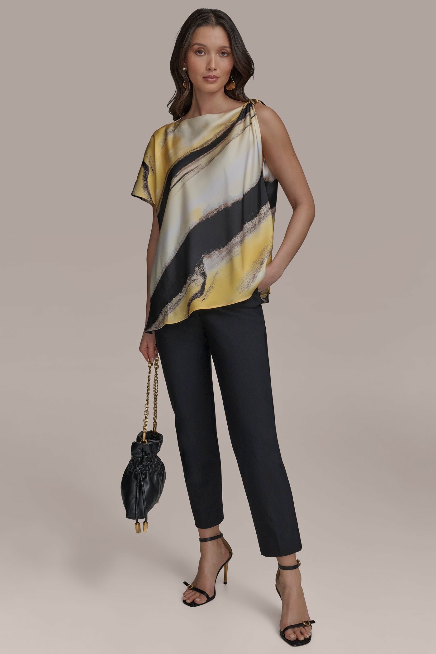 ASSYMETRICAL TOP WITH HARDWARE VIEW 7 | Tops & Sweaters ASSYMETRICAL TOP WITH HARDWARE VIEW 7 | Tops & Sweaters
