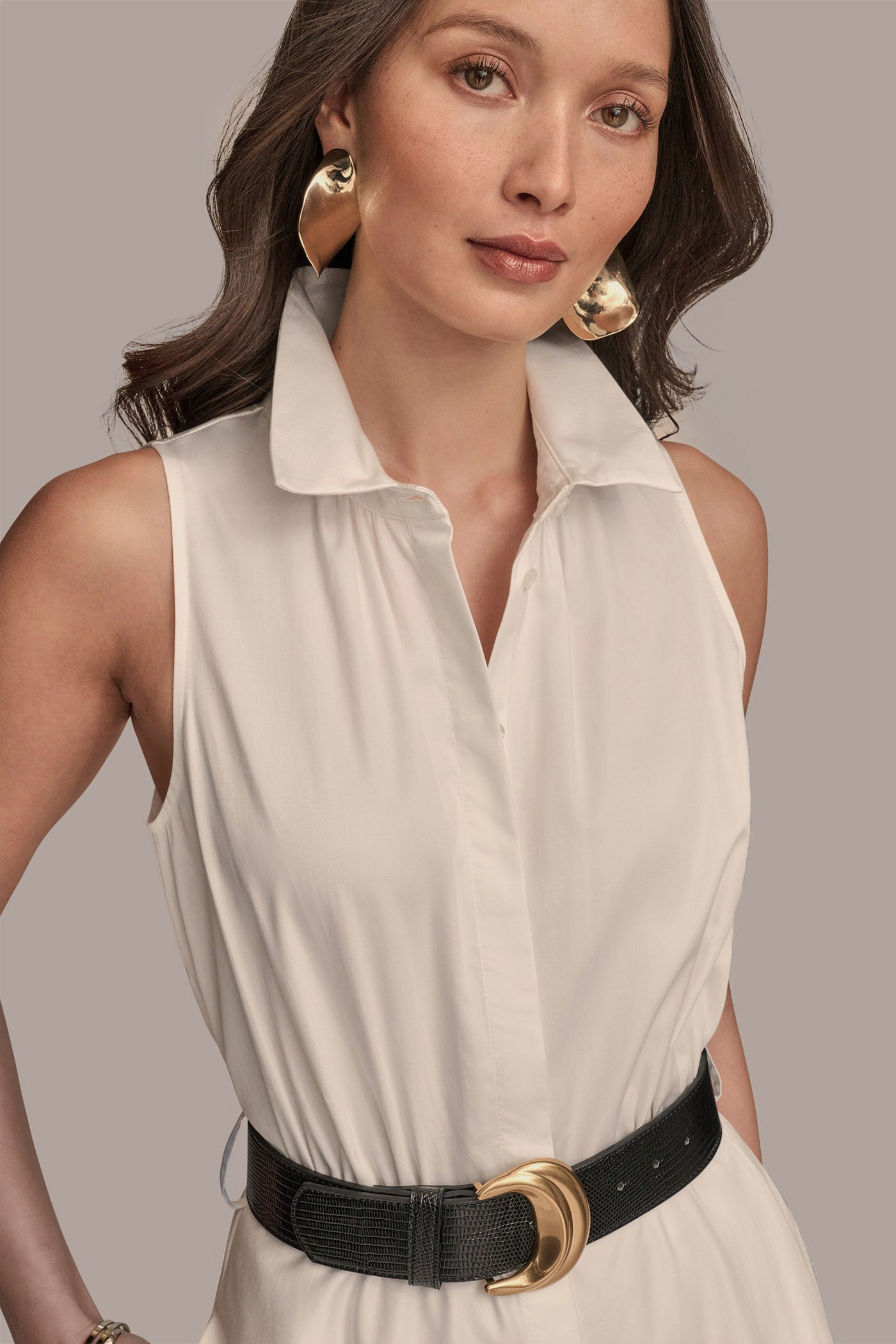 BELTED BUTTON UP DRESS VIEW 4 | Clothing BELTED BUTTON UP DRESS VIEW 4 | Clothing