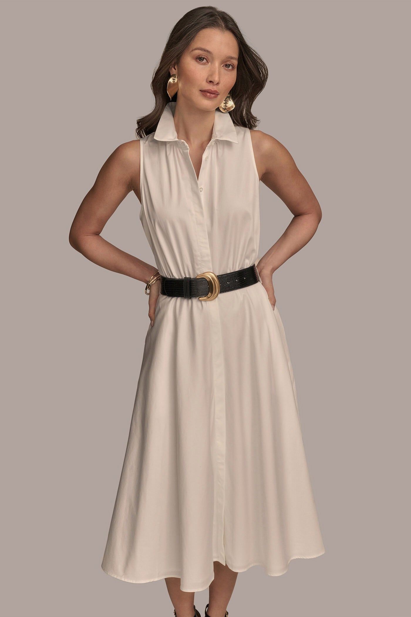 BELTED BUTTON UP DRESS VIEW 5 | Clothing BELTED BUTTON UP DRESS VIEW 5 | Clothing