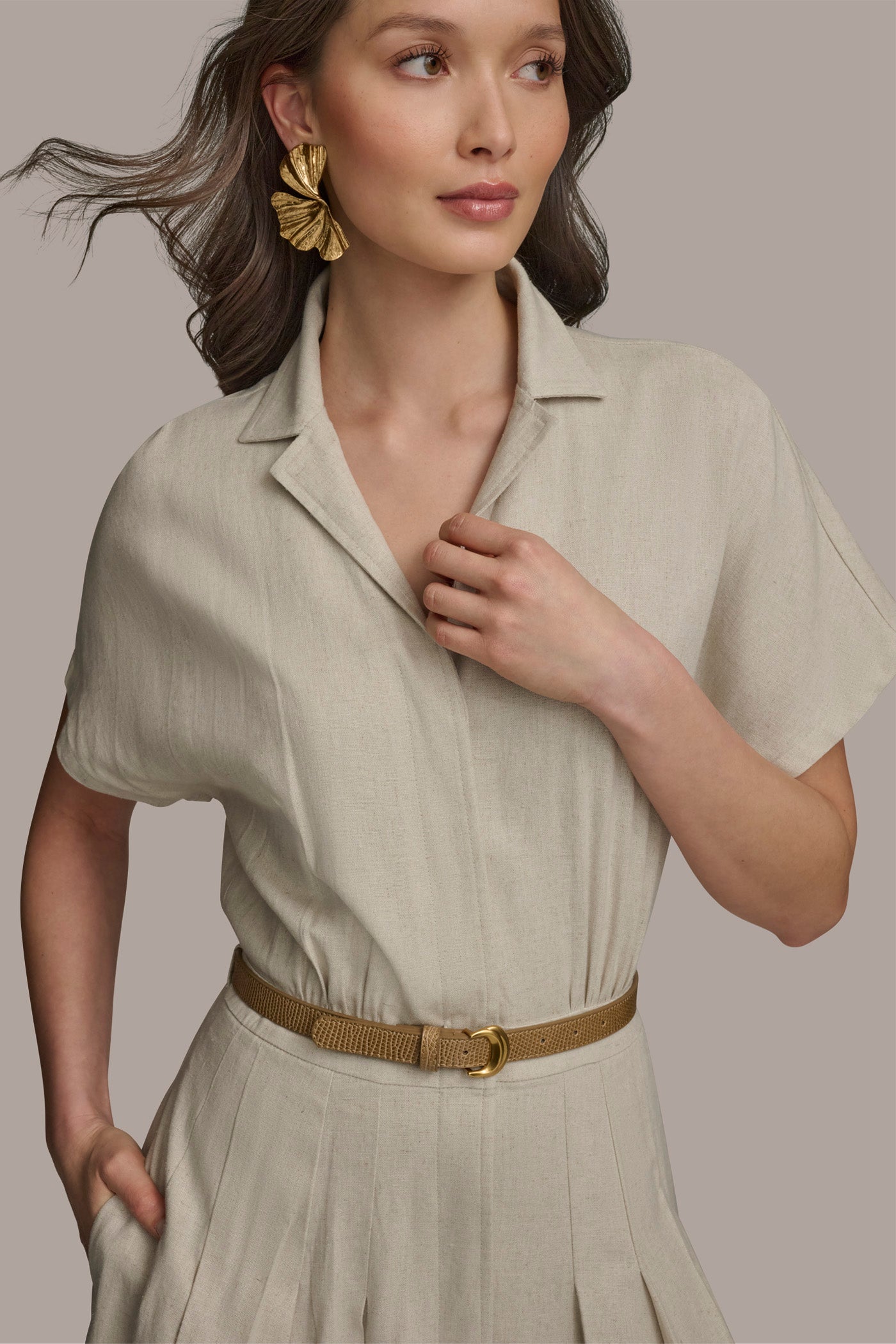 SHIRT DRESS WITH BELT VIEW 6 | Essential Dresses SHIRT DRESS WITH BELT VIEW 6 | Essential Dresses