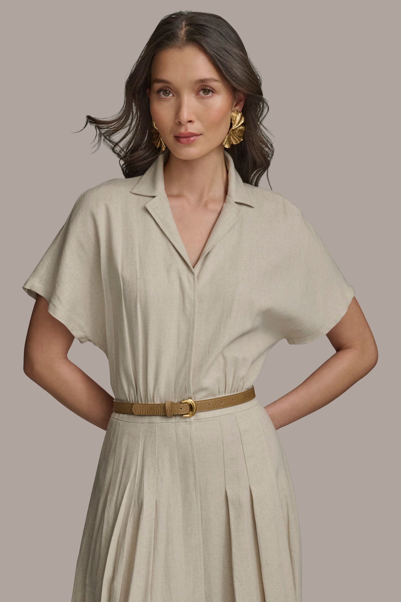 SHIRT DRESS WITH BELT VIEW 5 | Essential Dresses SHIRT DRESS WITH BELT VIEW 5 | Essential Dresses