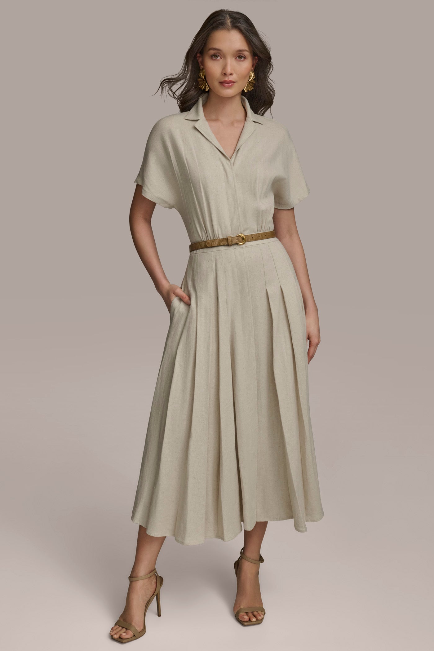 SHIRT DRESS WITH BELT VIEW 4 | Essential Dresses SHIRT DRESS WITH BELT VIEW 4 | Essential Dresses