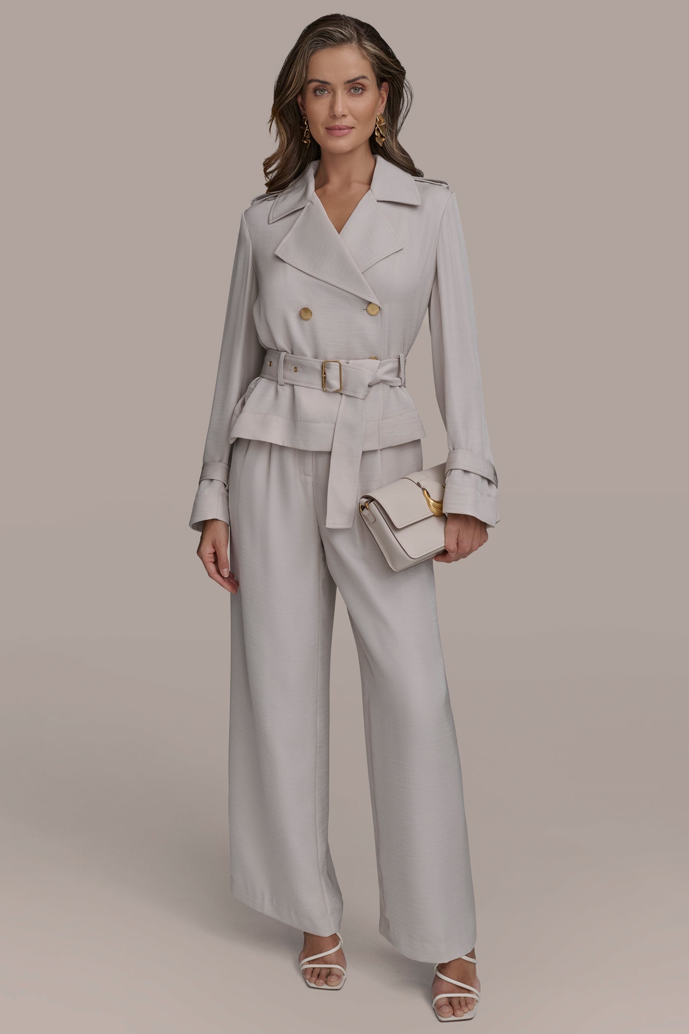 JACKET WITH TIE BELT VIEW 7 JACKET WITH TIE BELT VIEW 7