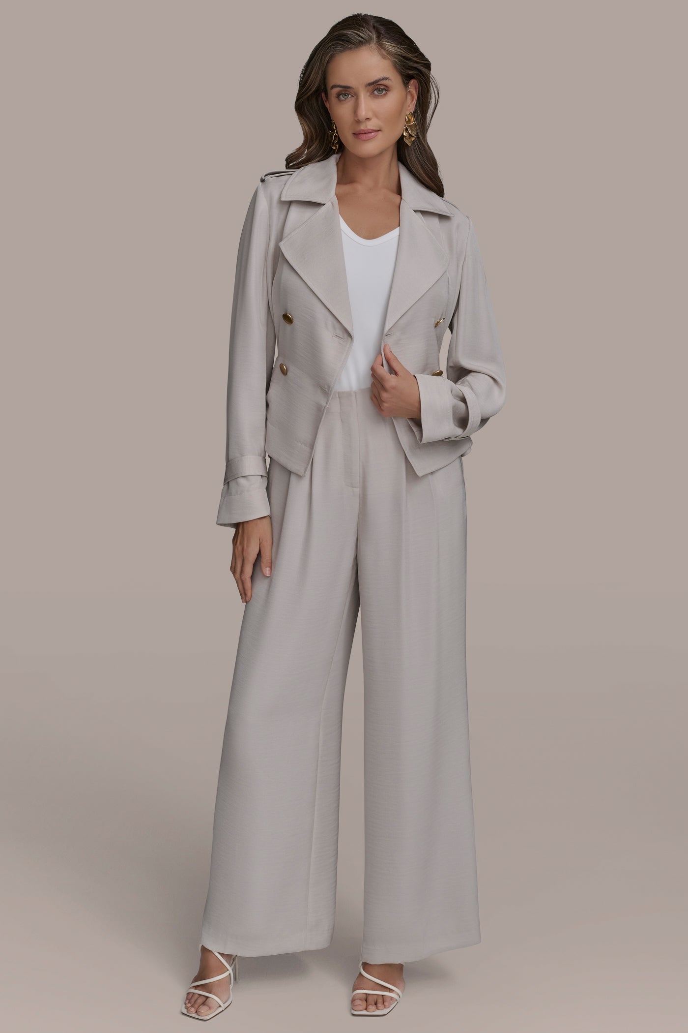 JACKET WITH TIE BELT VIEW 8 JACKET WITH TIE BELT VIEW 8