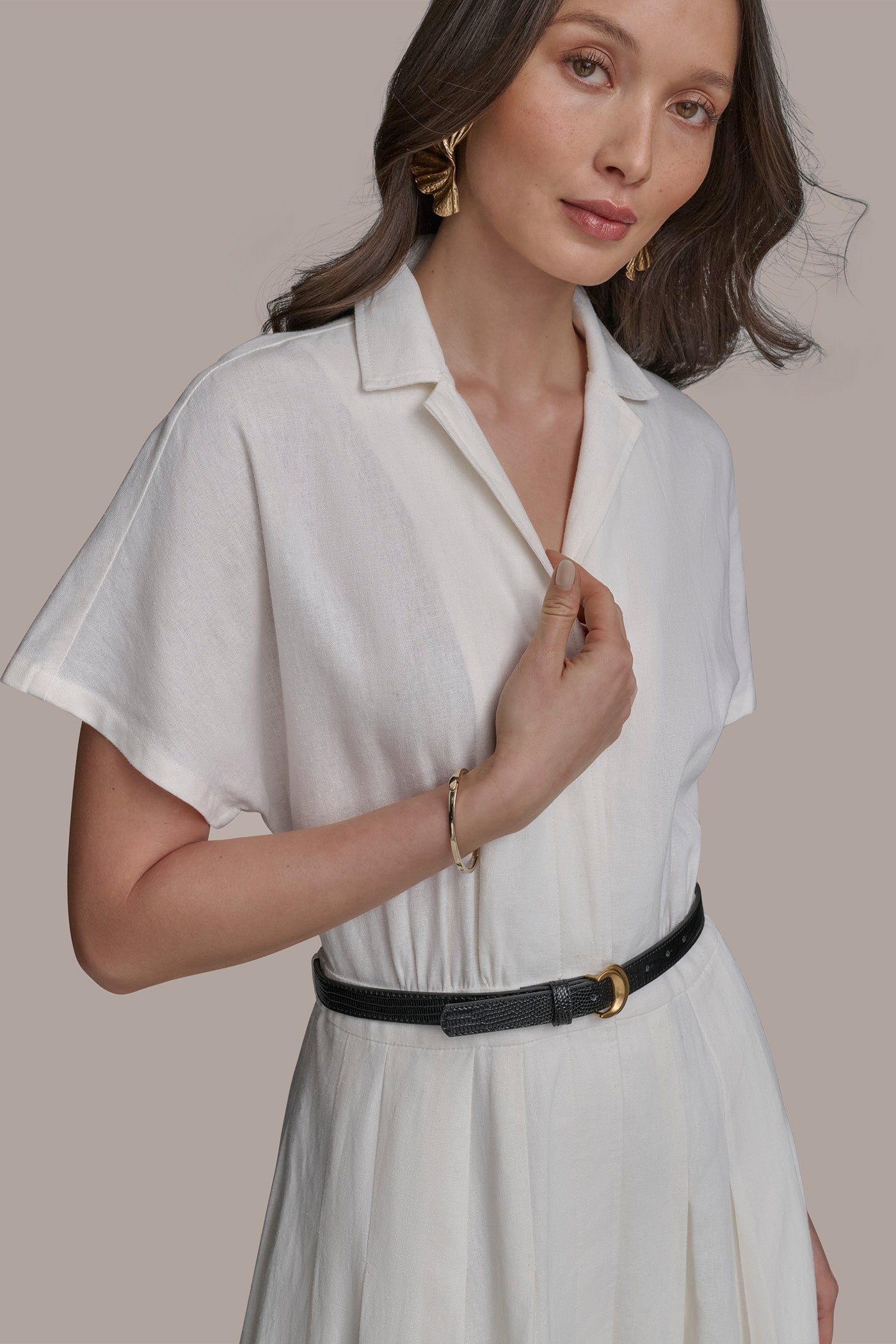SHIRT DRESS WITH BELT VIEW 5 | Essential Dresses SHIRT DRESS WITH BELT VIEW 5 | Essential Dresses