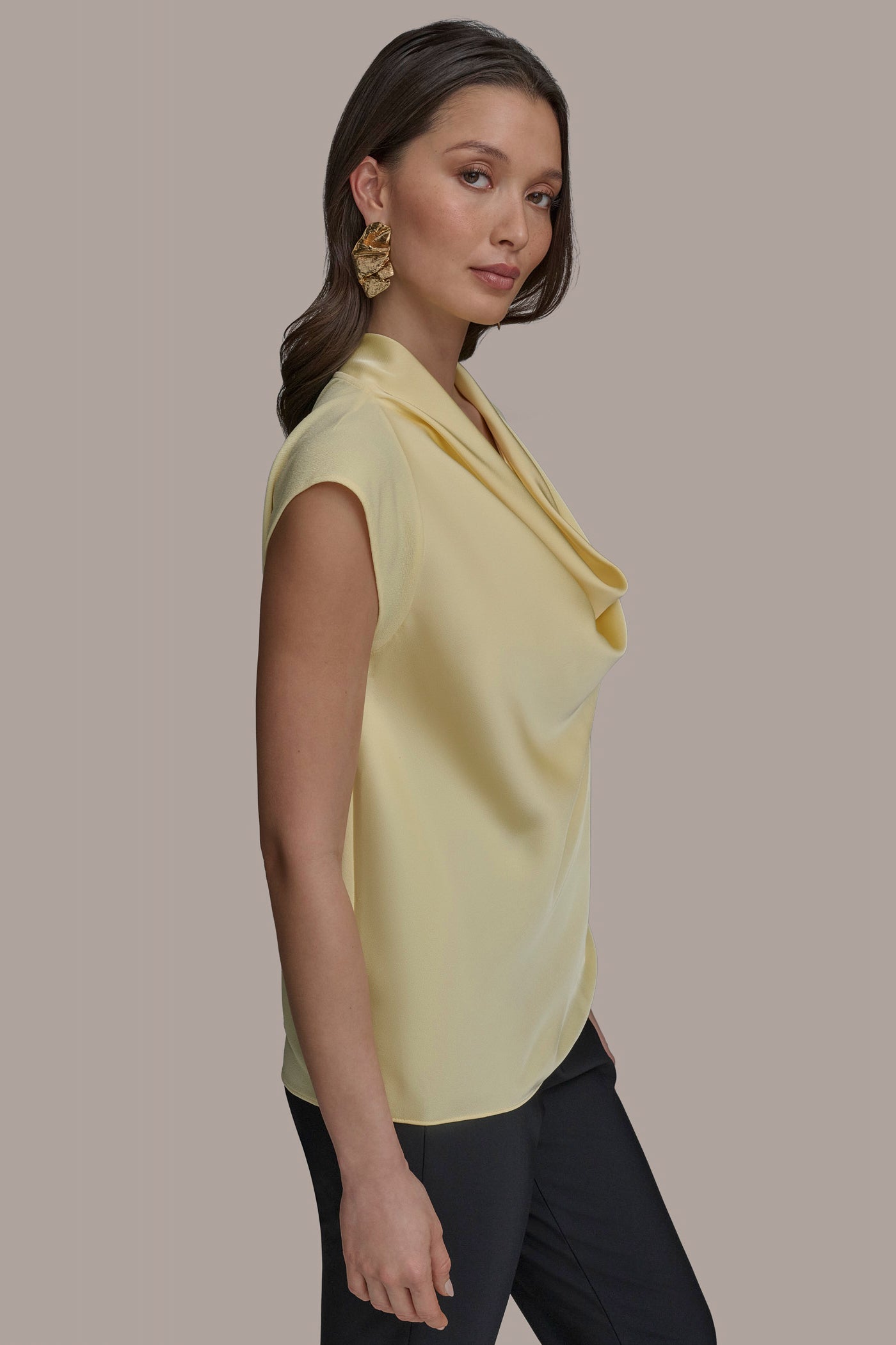 COWL NECK MIX MEDIA VIEW 3 | Tops & Sweaters COWL NECK MIX MEDIA VIEW 3 | Tops & Sweaters