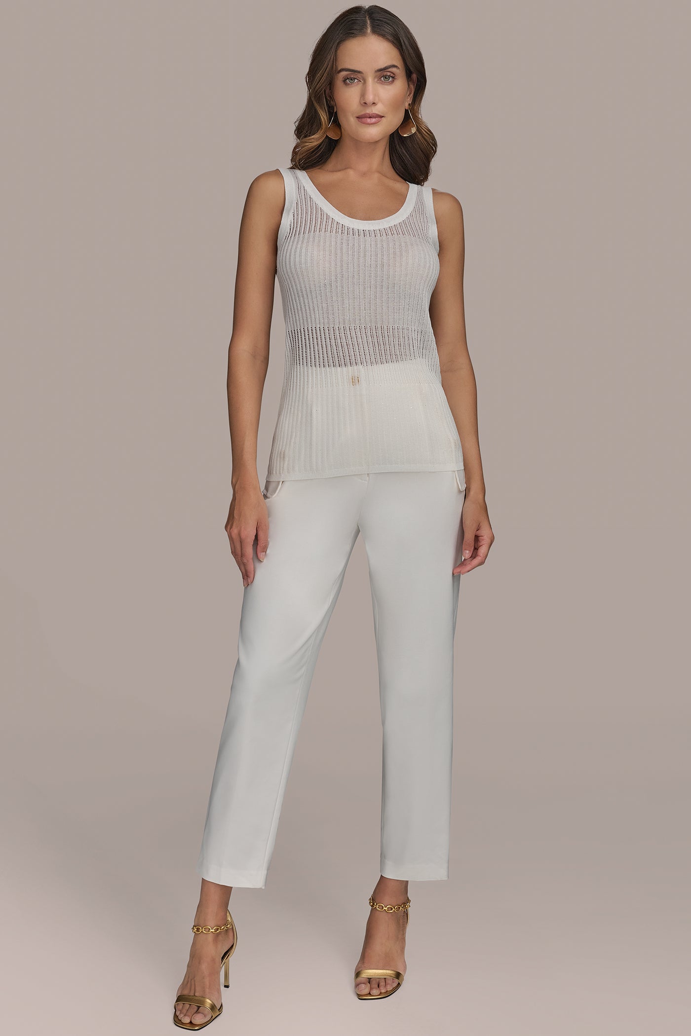 RIB SWEATER SHELL VIEW 4 | Suits and Separates RIB SWEATER SHELL VIEW 4 | Suits and Separates