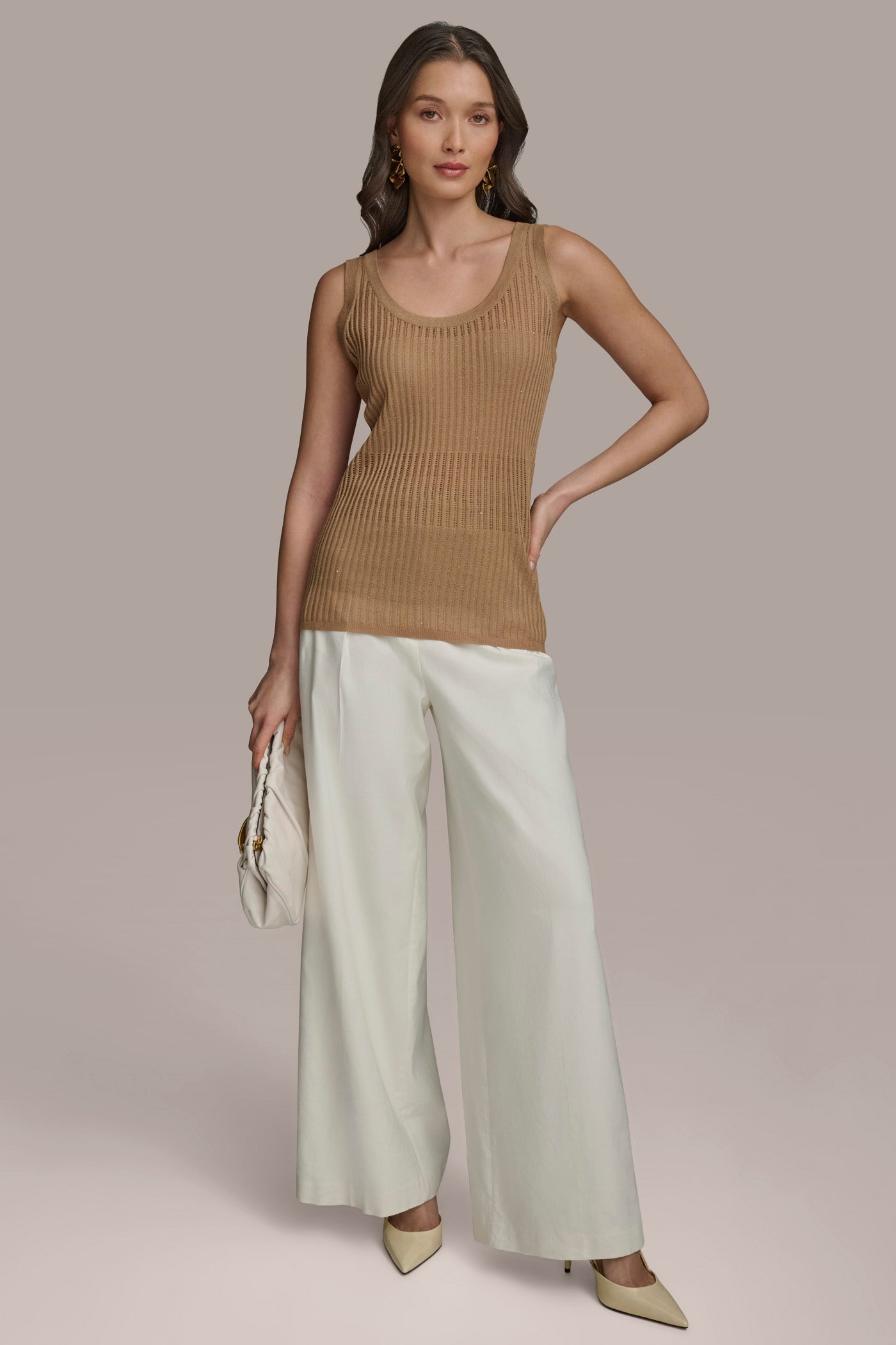 RIB SWEATER SHELL VIEW 6 | Suits and Separates RIB SWEATER SHELL VIEW 6 | Suits and Separates