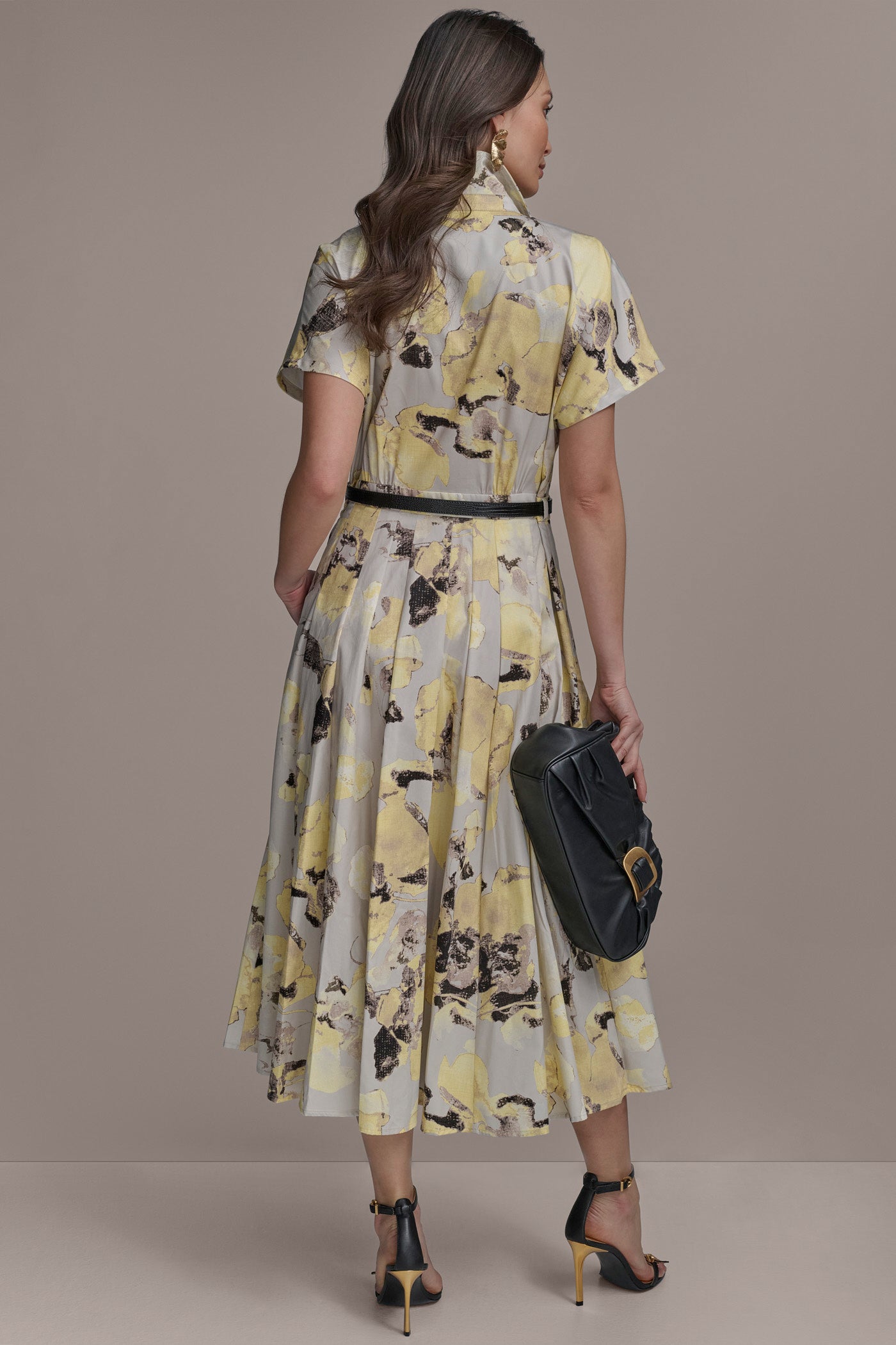 PRINTED BELTED SHIRT DRESS VIEW 5 | Essential Dresses PRINTED BELTED SHIRT DRESS VIEW 5 | Essential Dresses