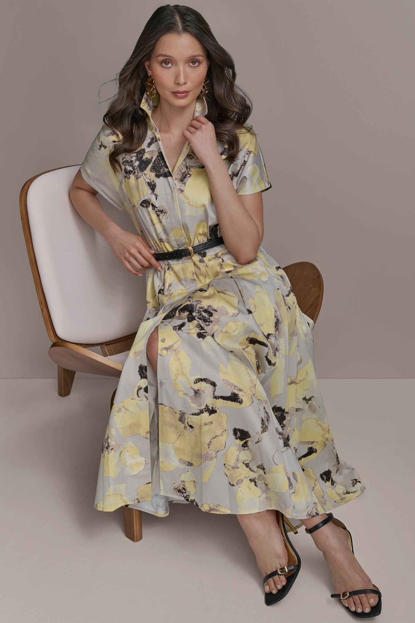 PRINTED BELTED SHIRT DRESS VIEW 9 | Essential Dresses PRINTED BELTED SHIRT DRESS VIEW 9 | Essential Dresses