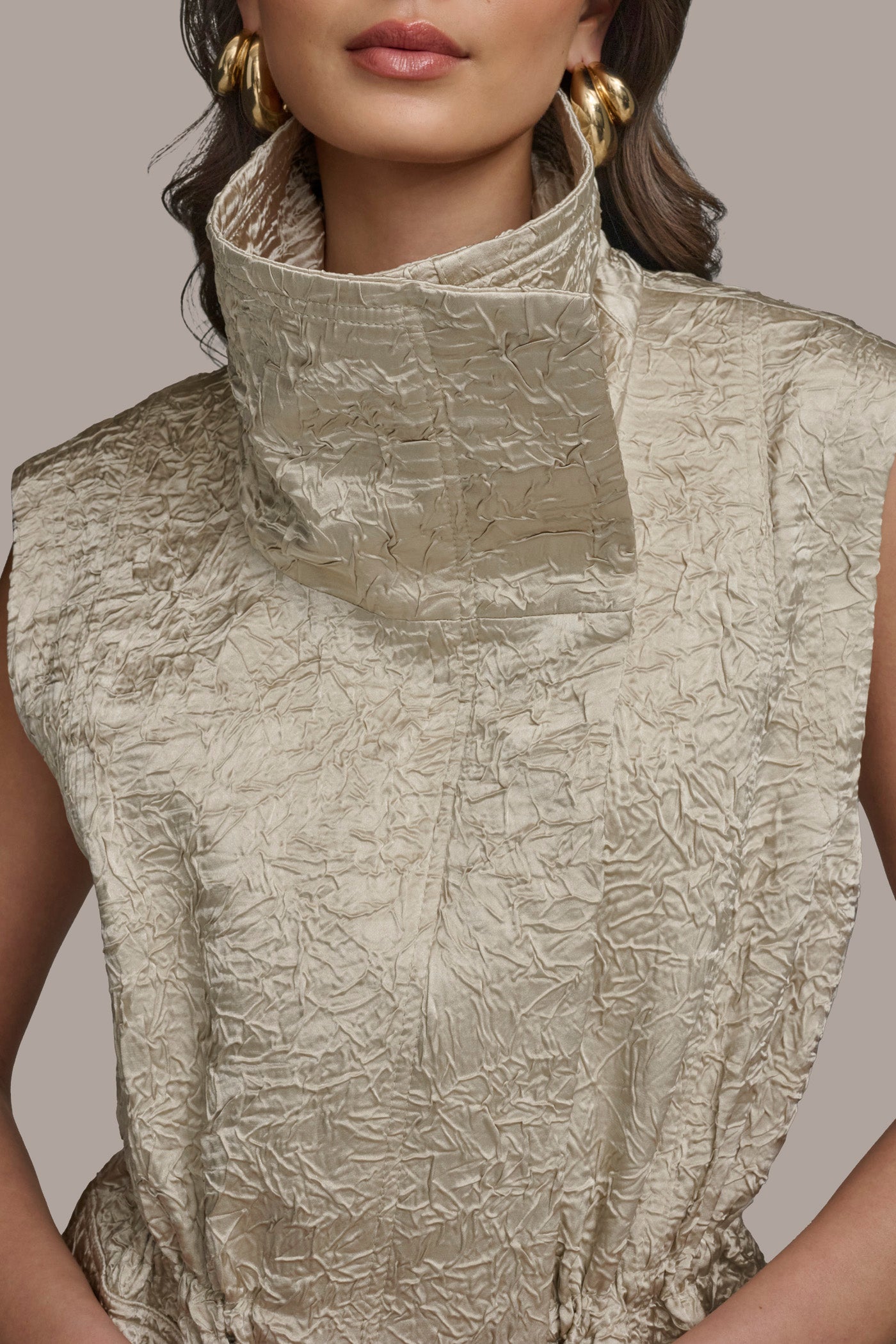 TEXT ZIP FRONT VEST VIEW 8 | Suits and Separates TEXT ZIP FRONT VEST VIEW 8 | Suits and Separates
