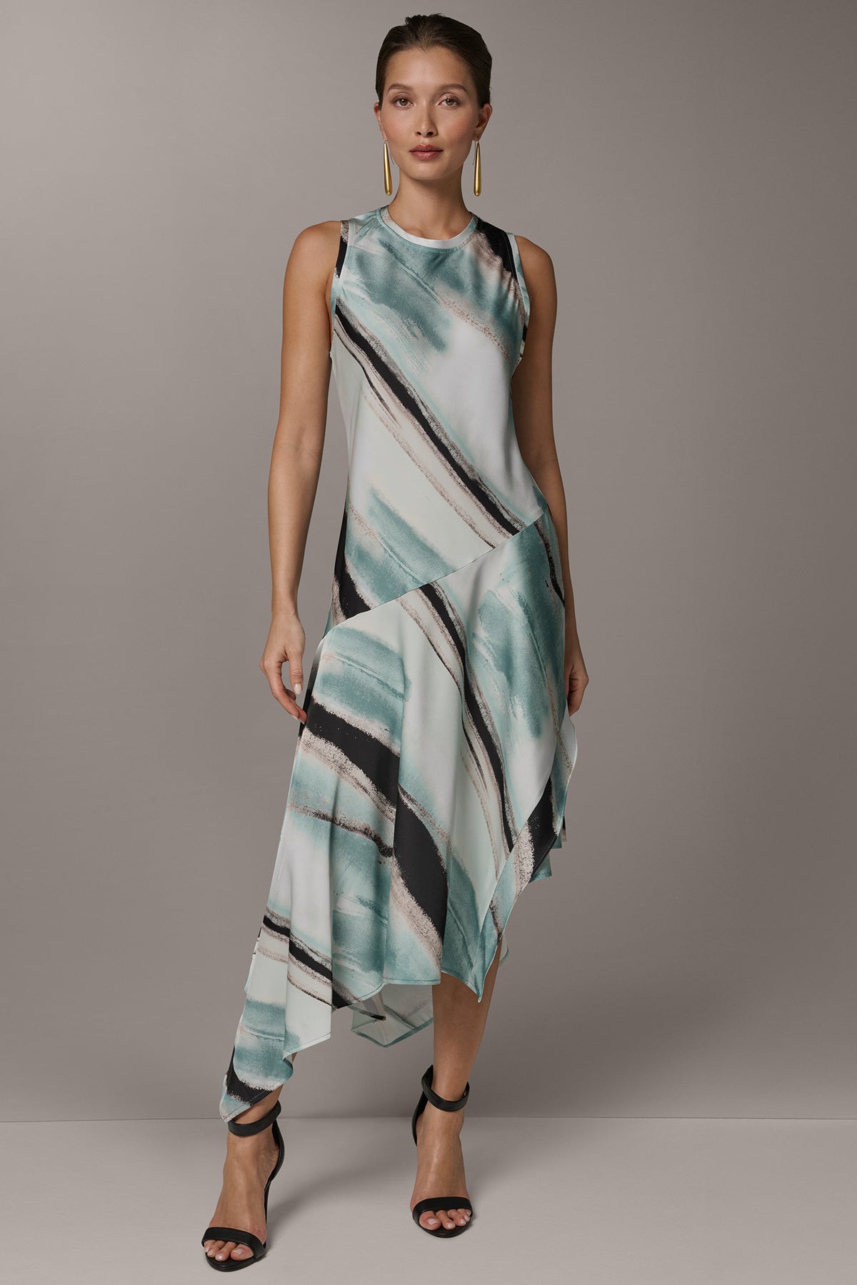 Donna Karan New York Women's Crew Neck Midi Dress Donna Karan New York Women's Crew Neck Midi Dress