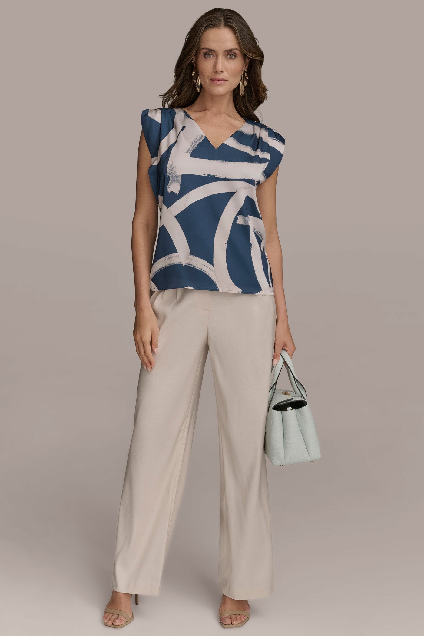 PRINTED GATHERED TOP VIEW 4 | Tops PRINTED GATHERED TOP VIEW 4 | Tops